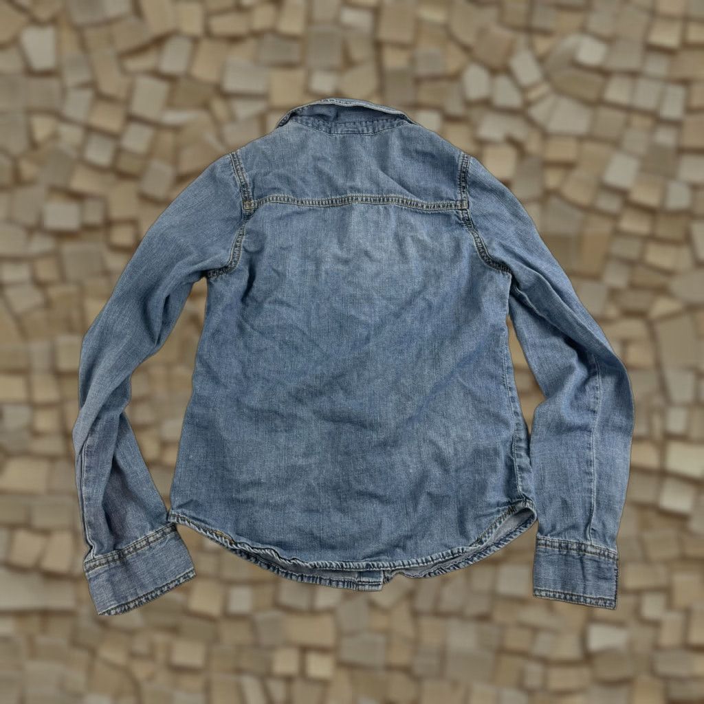 Mossimo Mossimo Jacket Shirt Women's XS Blue Denim Button Up Long Sleeve Pockets Size XS / US 0-2 / IT 36-38 - 1 Thumbnail