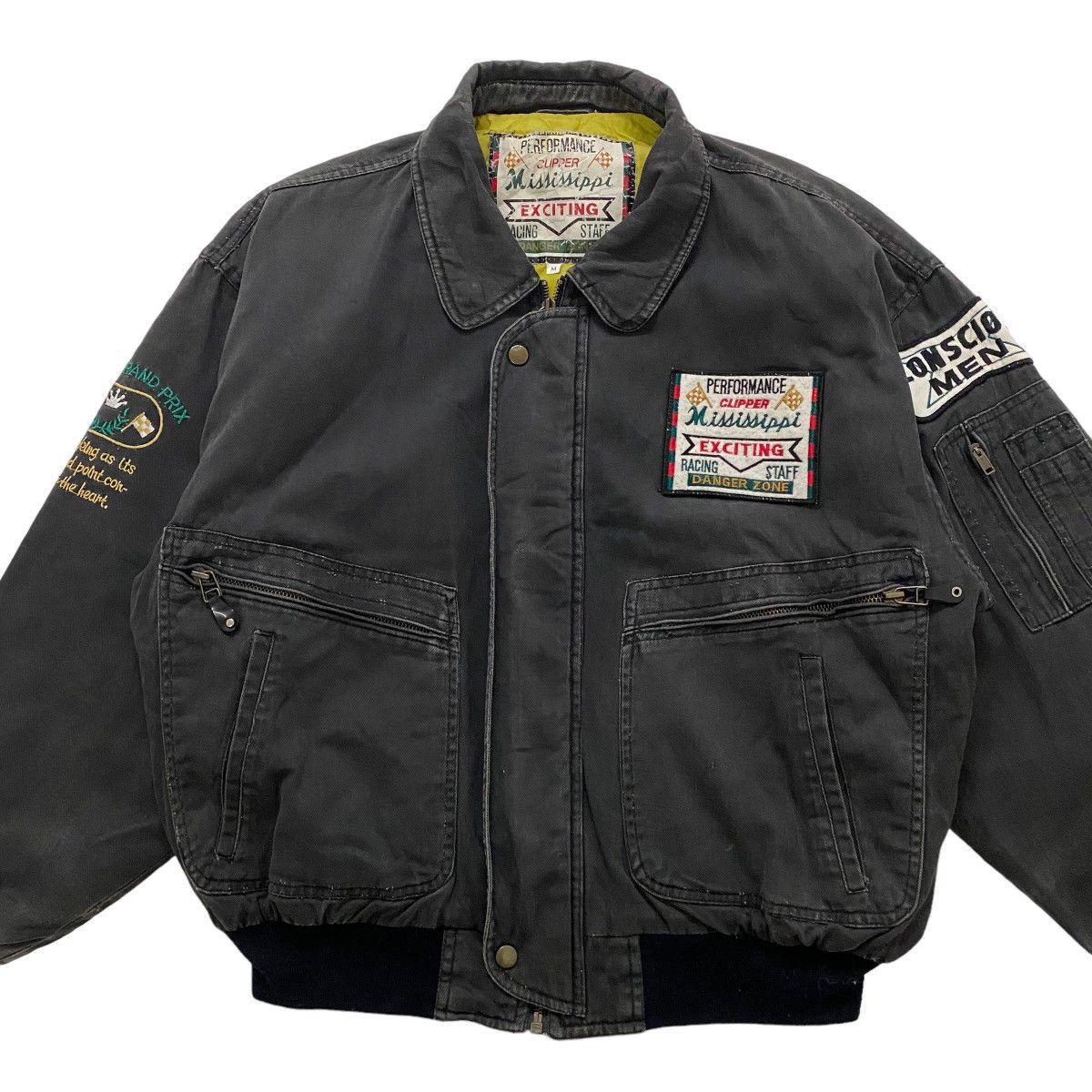 Vintage ☀️Exciting Racing Staff bomber style jacket Size US M / EU 48-50 / 2 - 4 Thumbnail