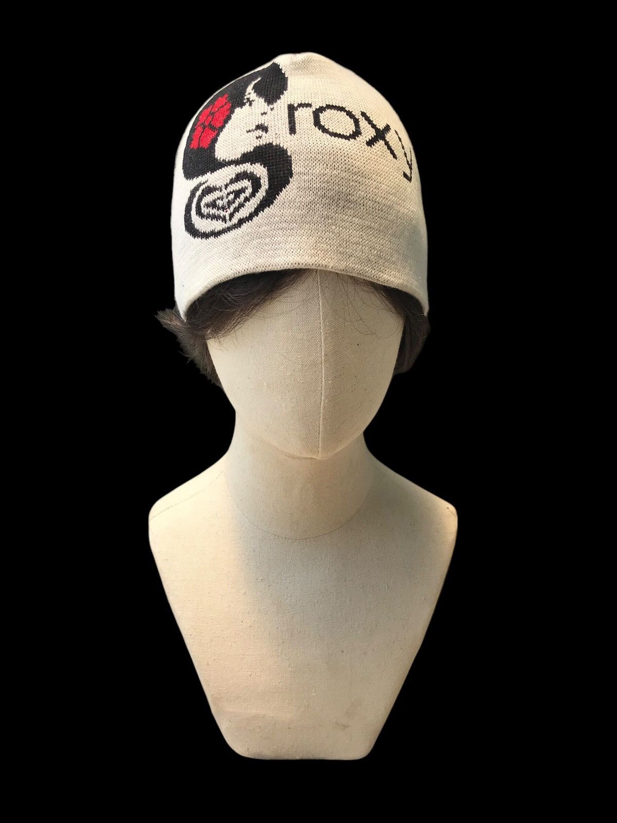 VINTAGE ROXY SNOWCAP BEANIE CAP HAT BY QUICKSILVER