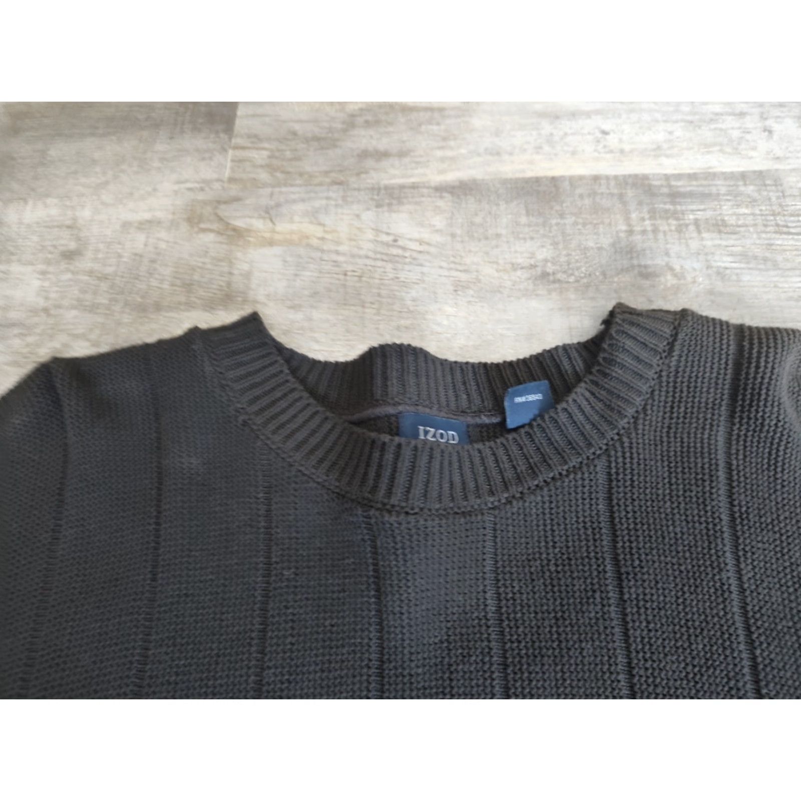Izod VINTAGE Izod Mens Sweater Pullover 2XL Long Sleeve Crew Neck Casual Golf Winter Green Knitted USA Size US XXL / EU 58 / 5 - 7 Thumbnail
