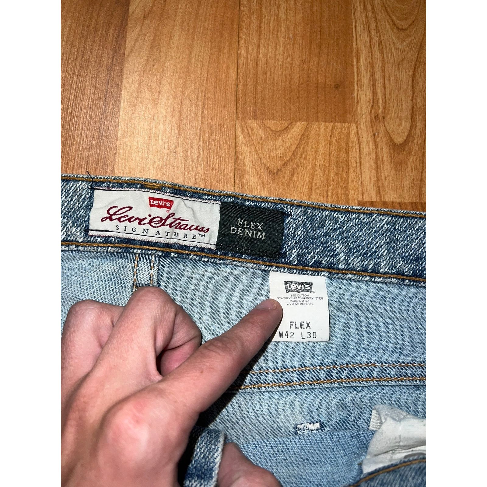 Levi's Vintage Levis 540 Jeans Brown Tab Pants Denim Baggy 42x30 Size US 42 / EU 58 - 5 Thumbnail