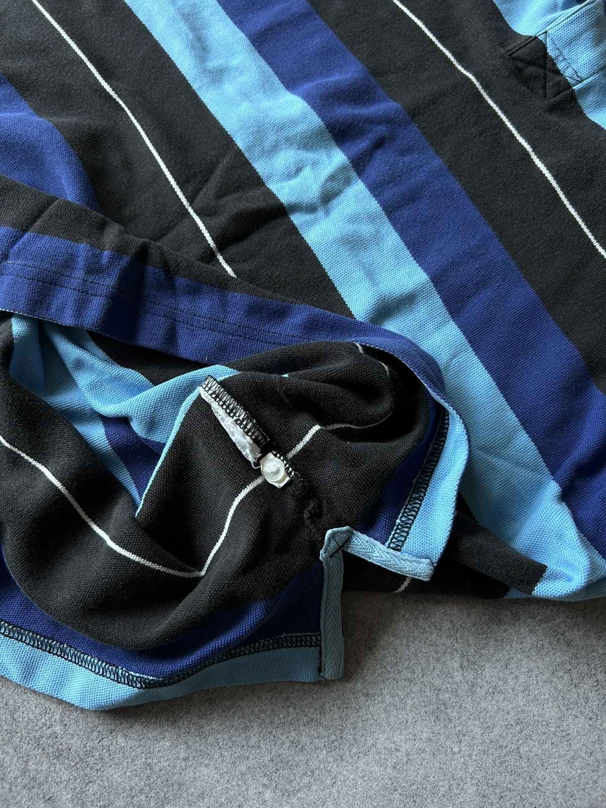 Nike × Vintage Vintage Nike Rugby striped polos shirt mens y2k Size US L / EU 52-54 / 3 - 4 Thumbnail