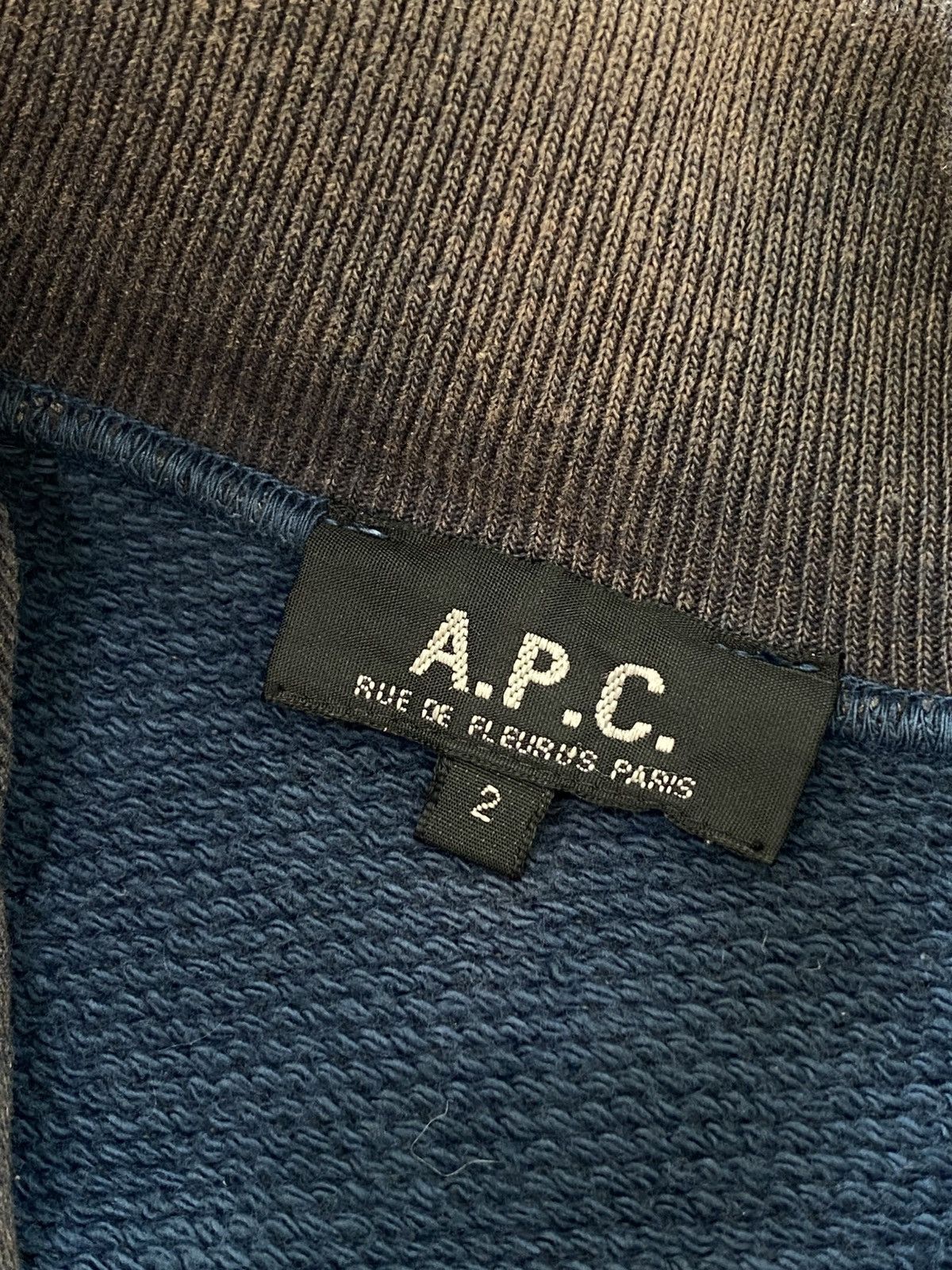 A.P.C. × Japanese Brand × Vintage Vtg A.P.C Full Zip Big Pocket Jacket 🇯🇵 Size US M / EU 48-50 / 2 - 8 Thumbnail