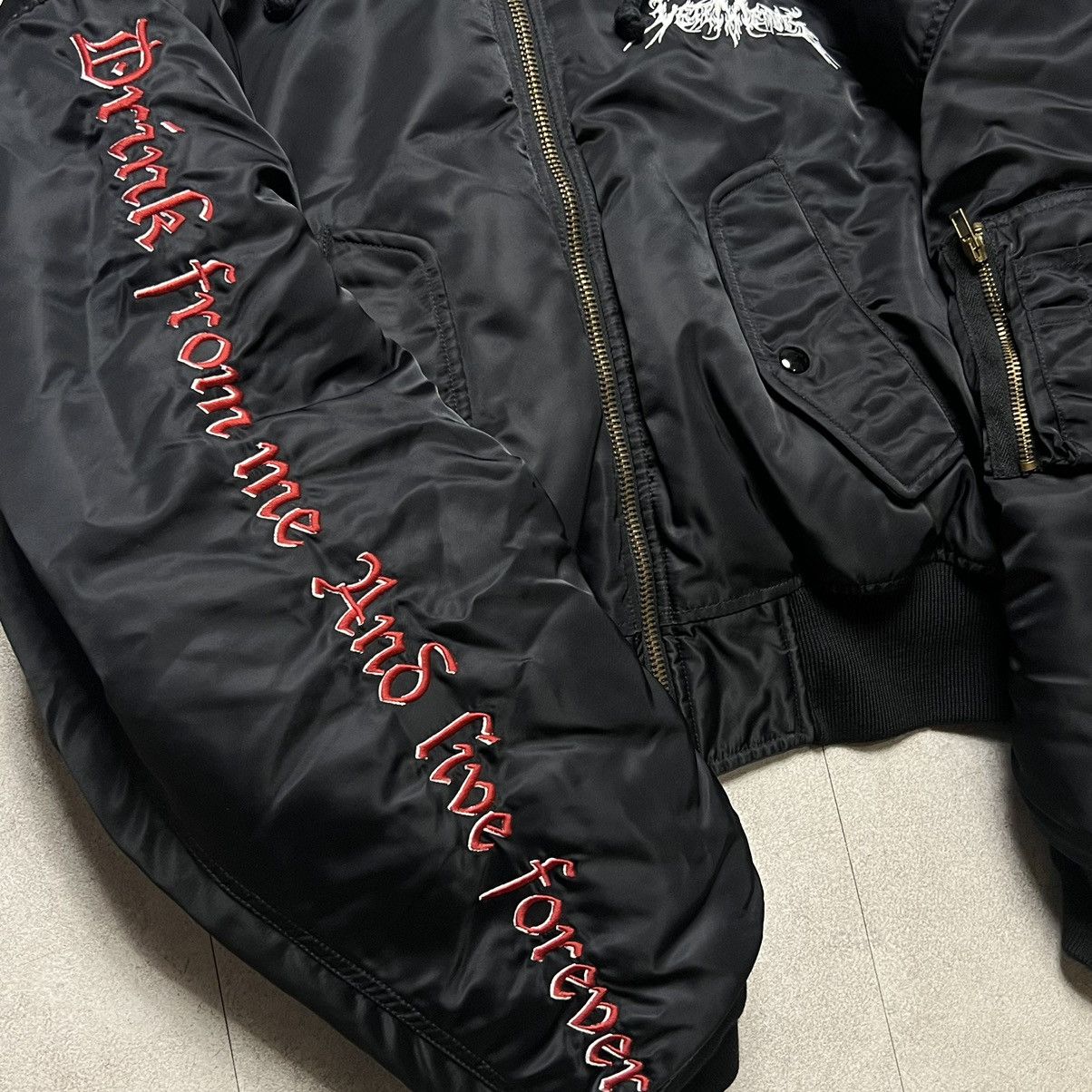 Vetements Vetements Total Fucking Darkness Bomber Jacket Size US XS / EU 42 / 0 - 5 Thumbnail