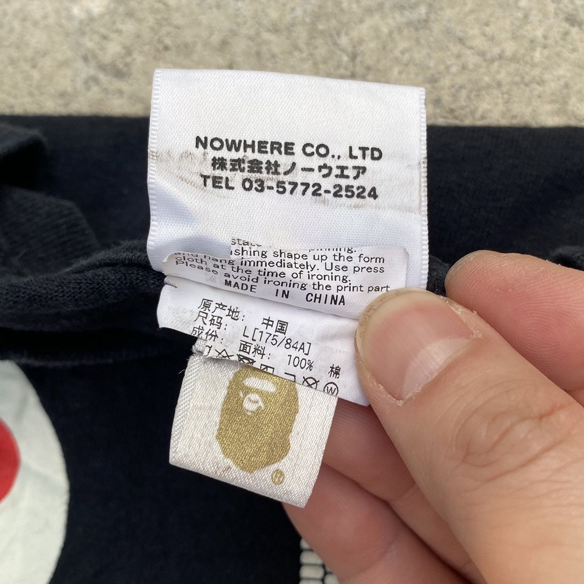 Bape BAPE Space Camo Shark Long Sleeve Tee (L) Size US L / EU 52-54 / 3 - 10 Thumbnail
