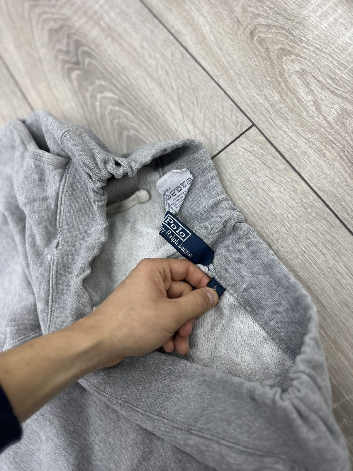 Polo Ralph Lauren Polo Ralph Lauren Vintage Baggy Gray Sweatpants Size US 34 / EU 50 - 8 Thumbnail
