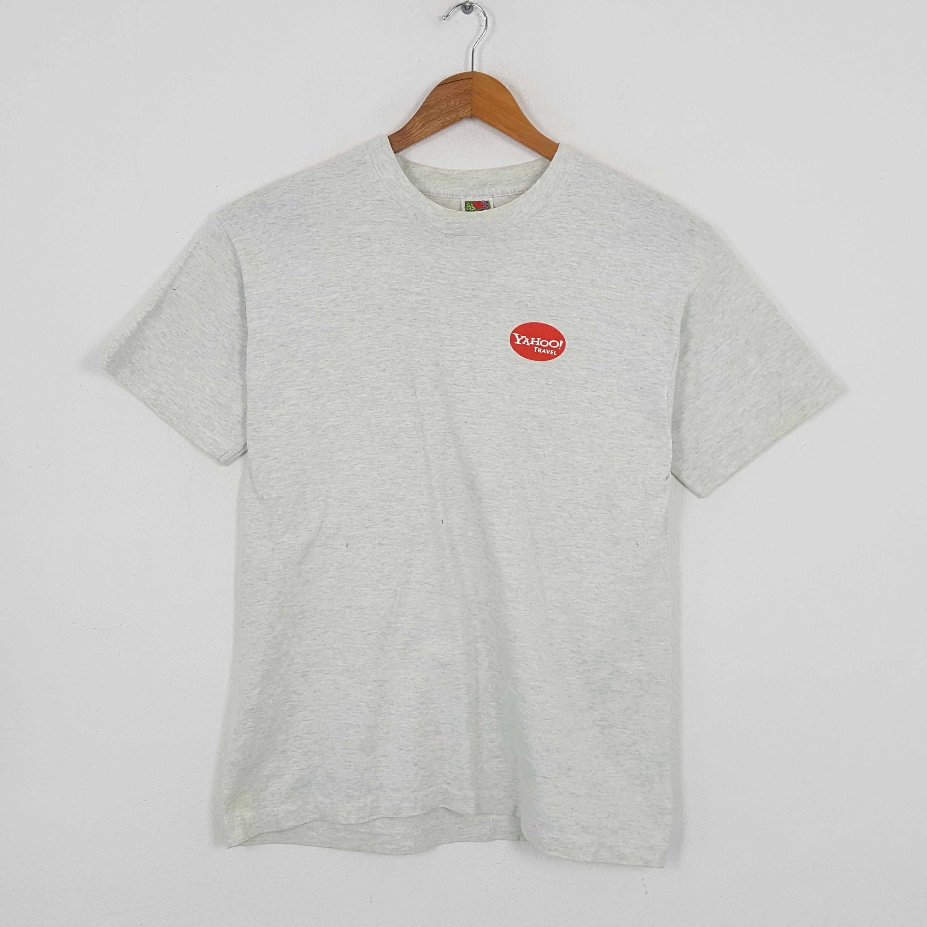 Microsoft × Vintage Vintage YAHOO TRAVEL American IT Company Promo T-Shirts Size US L / EU 52-54 / 3 - 3 Thumbnail