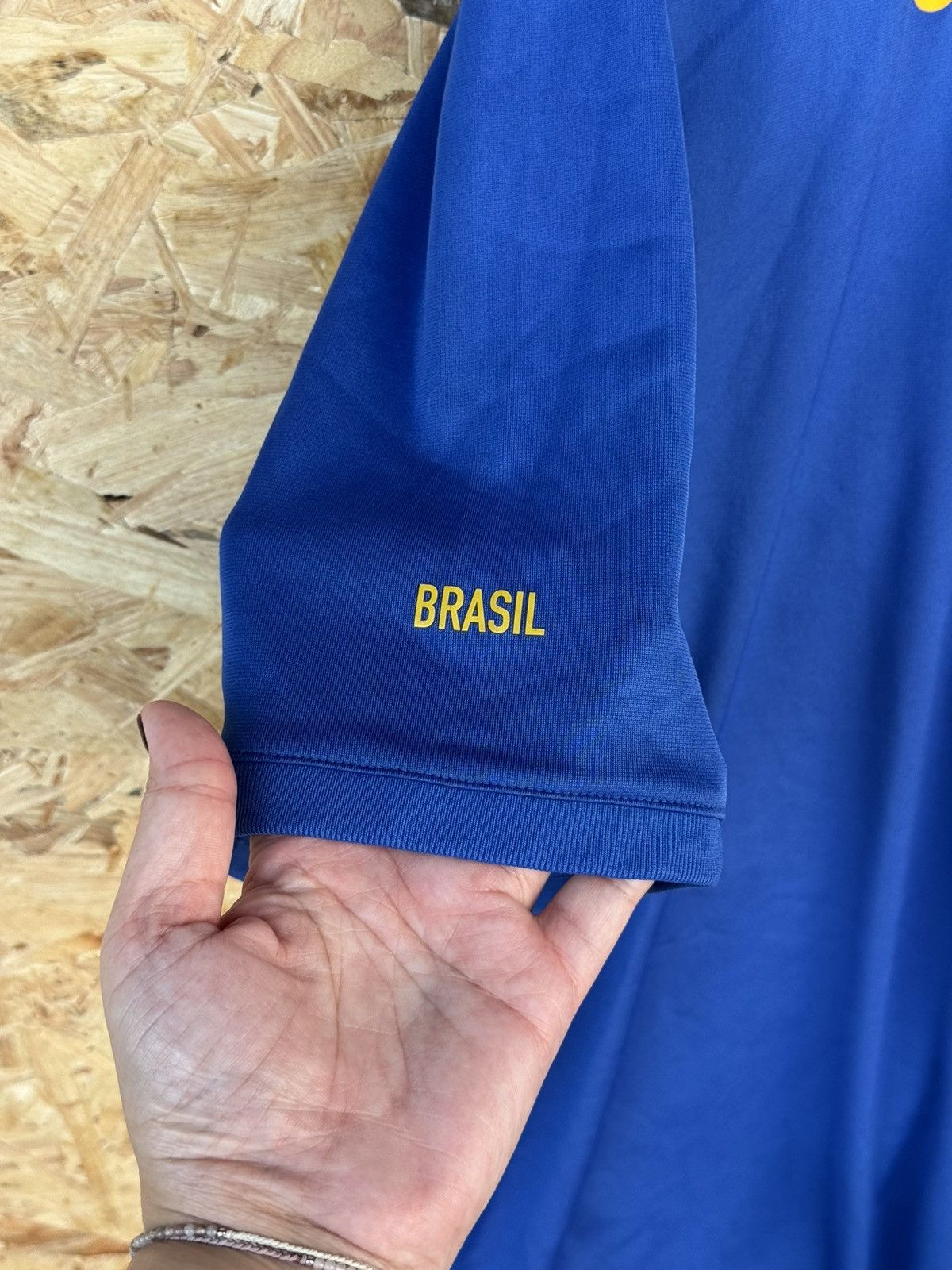 Nike Brazil 🇧🇷 2008-09 Nike Training Jersey Size US XXL / EU 58 / 5 - 5 Thumbnail