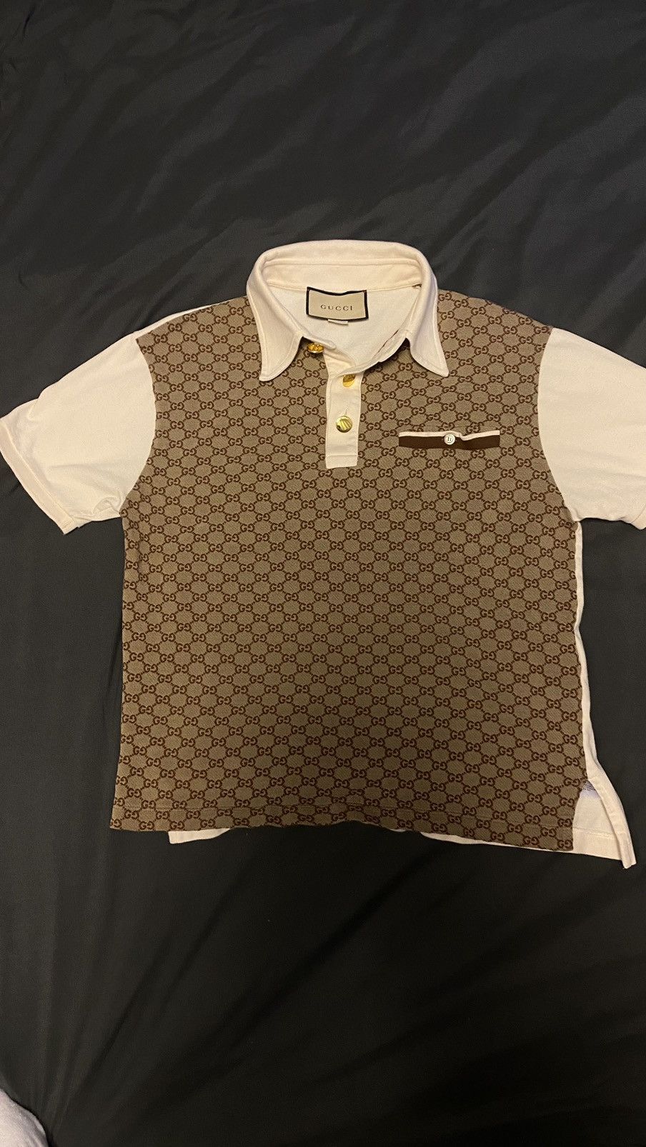 Gucci × Paolo Gucci Gucci Monogram Polo Size US S / EU 44-46 / 1 - 6 Thumbnail