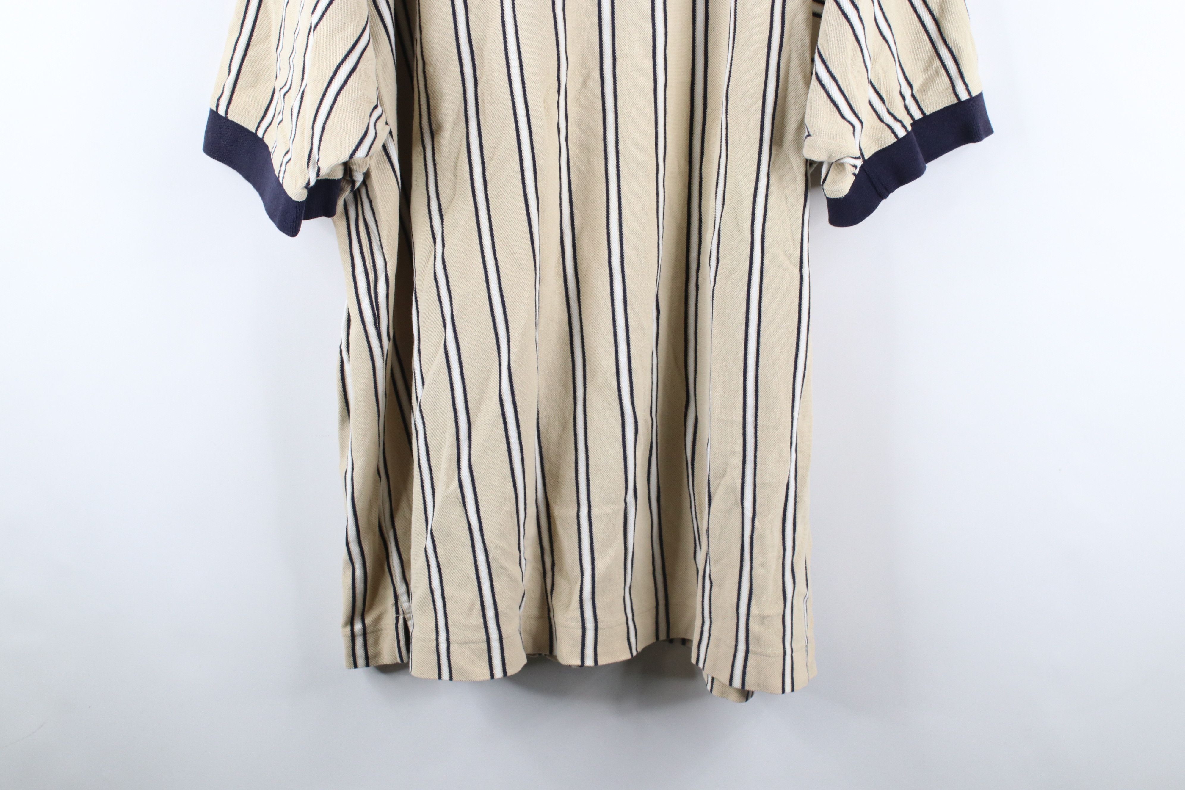 Vintage Vintage 90s Streetwear Collared Golf Polo Shirt Beige Size US XXL / EU 58 / 5 - 8 Thumbnail