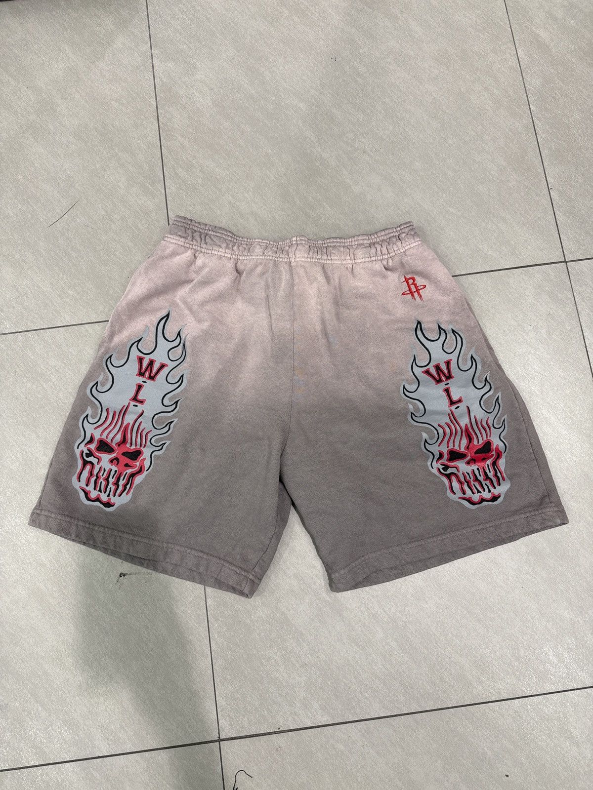 NBA × Warren Lotas Warren Lotas Rockets Sweat Shorts Size US 36 / EU 52 - 1 Thumbnail