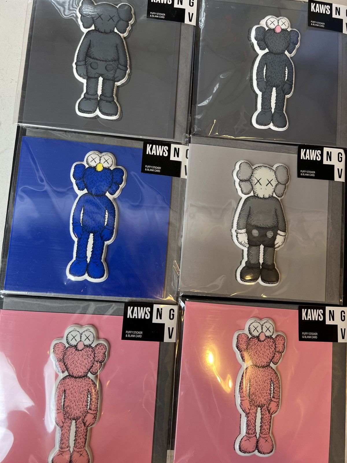 Kaws 6 x KAWS NGV BFF Puffy Sticker Size ONE SIZE - 1 Thumbnail
