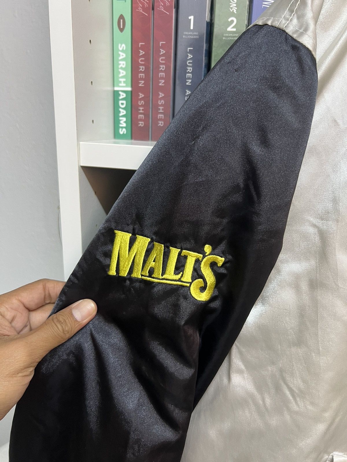 Japanese Brand Vintage MALTS Baseball Team Bomber Jacket Size US L / EU 52-54 / 3 - 6 Thumbnail