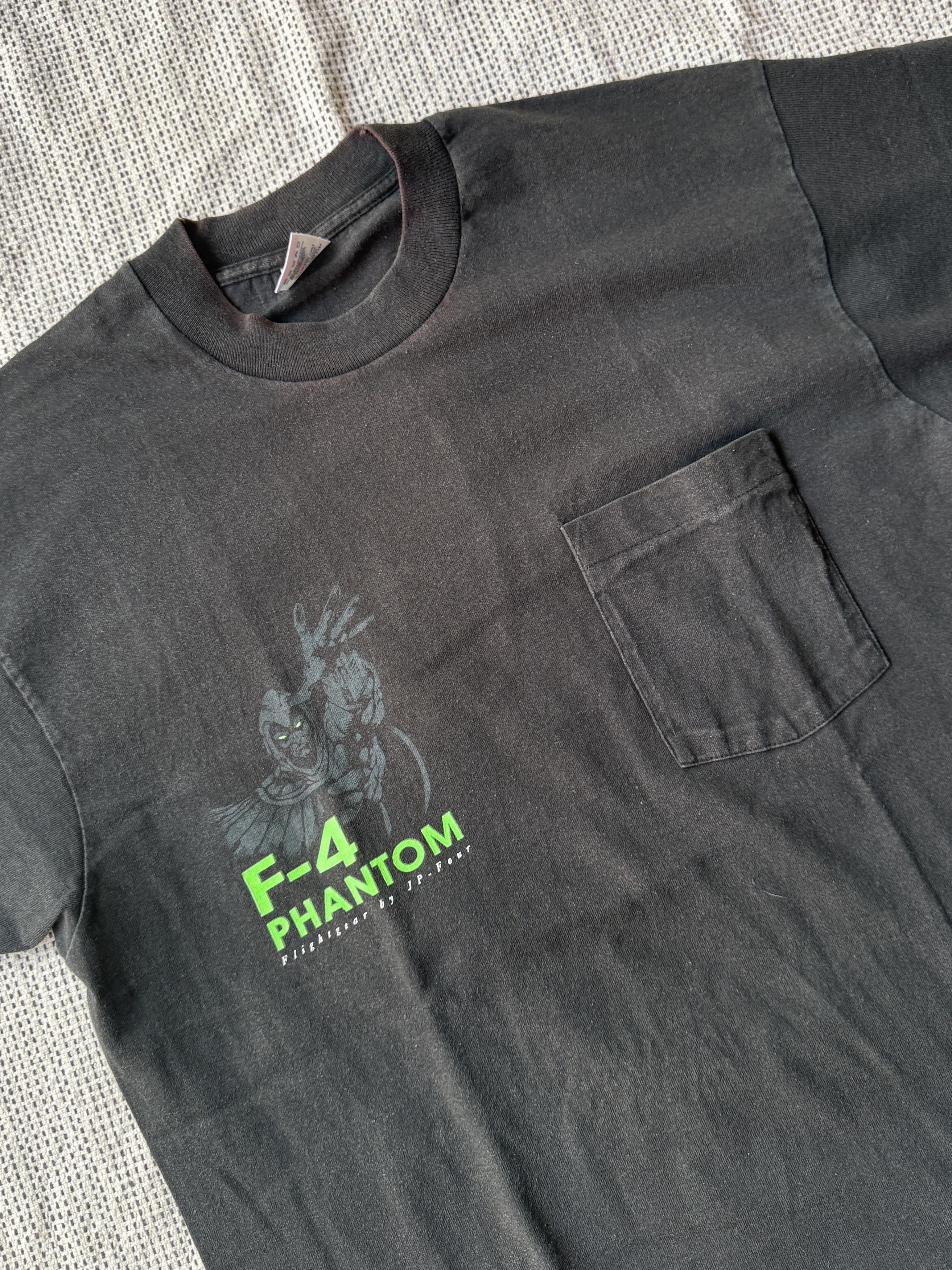 Fruit Of The Loom × Vintage Vintage F4 Phantom single stitch Fruit Of The Loom T-Shirts Size US L / EU 52-54 / 3 - 4 Thumbnail