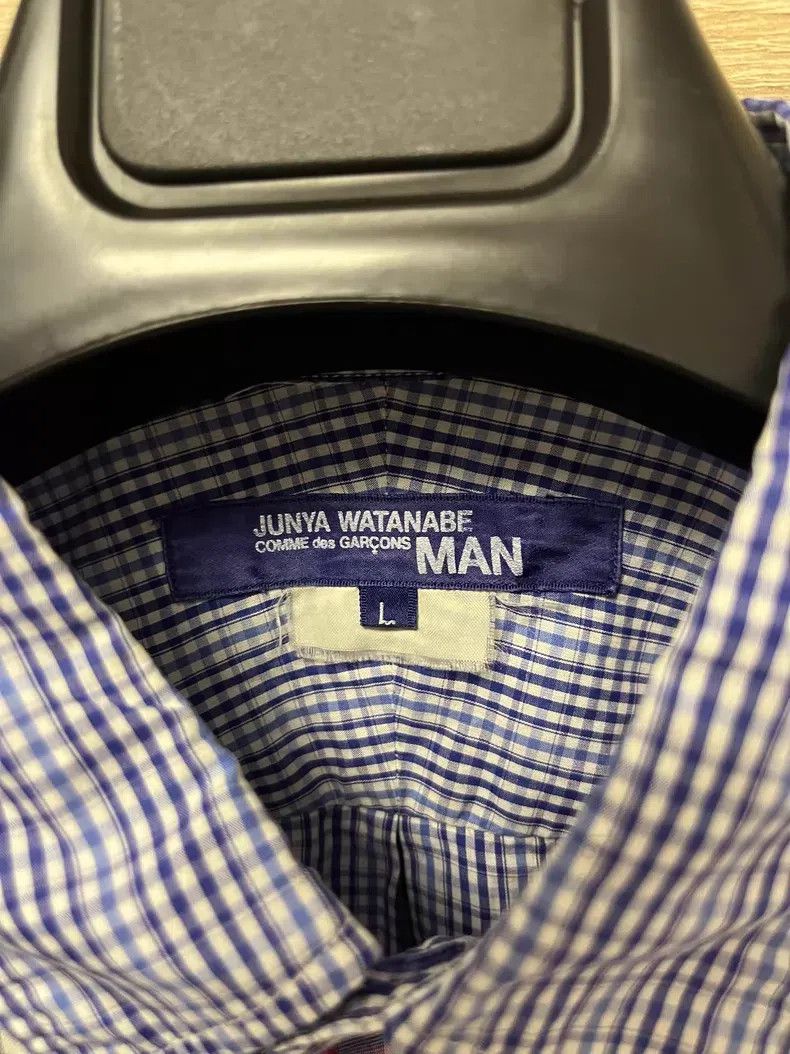 Junya Watanabe JUNYA WATANABE Patchwork Short Sleeve Shirt Size US L / EU 52-54 / 3 - 5 Thumbnail