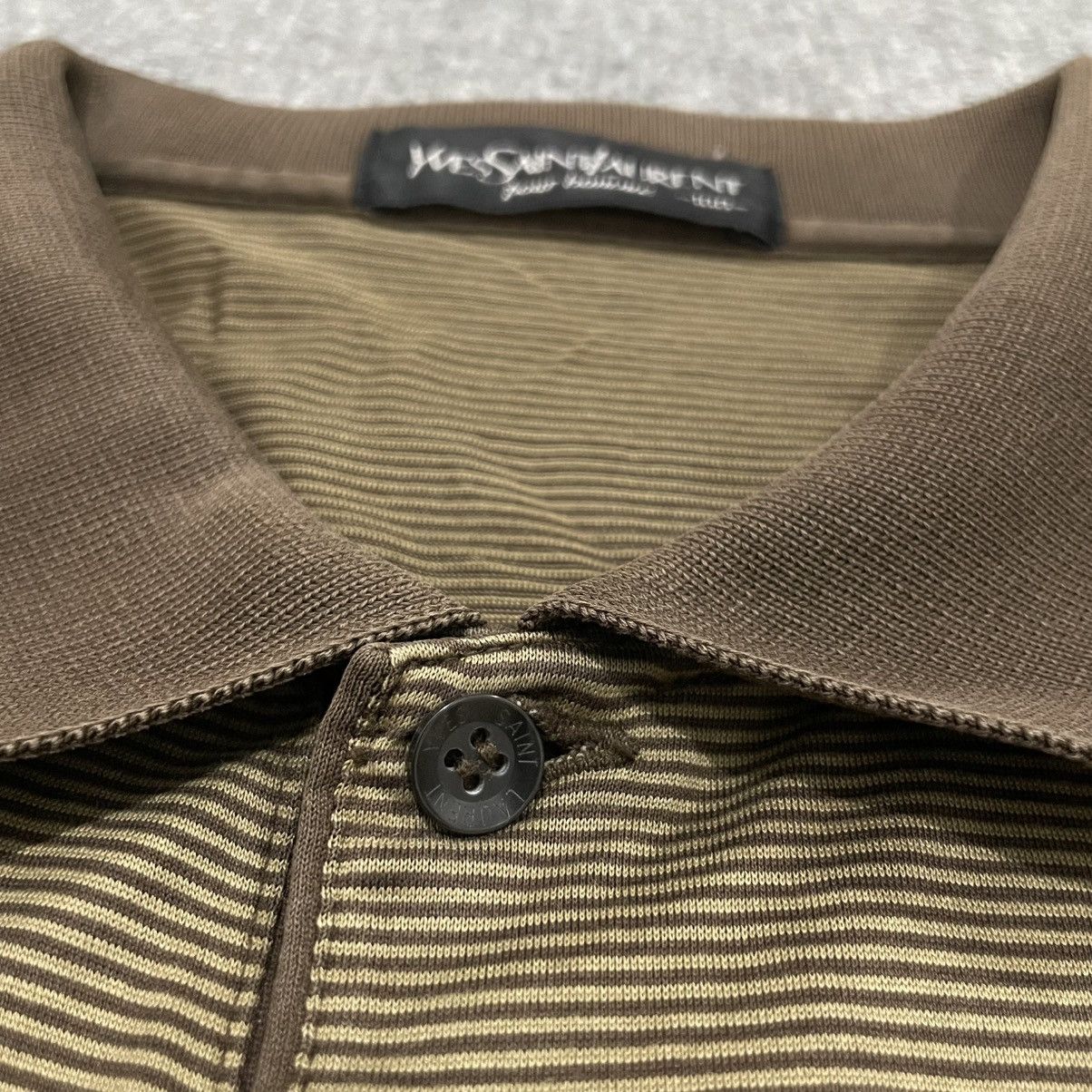 Yves Saint Laurent YSL Yves Saint Laurent Polos Shirt Long Sleeve Size US L / EU 52-54 / 3 - 4 Thumbnail