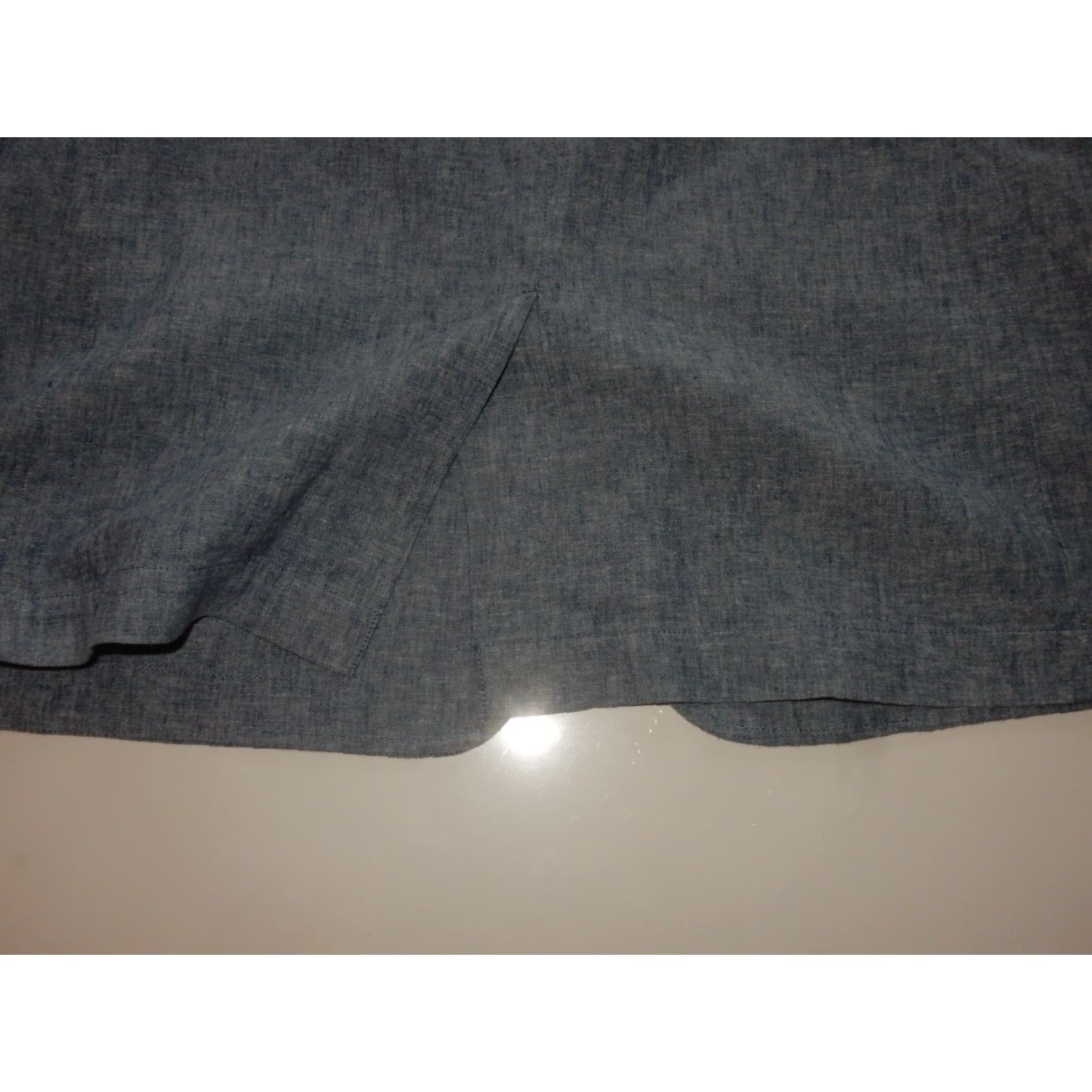 Lands' End Lands' End Men's Sport Coat Blazer Jacket XL Unlined Deconstructed Blue Cotton Regular Size XL Men Jacket Sport Coat Mens Blazer Size 46R - 4 Thumbnail