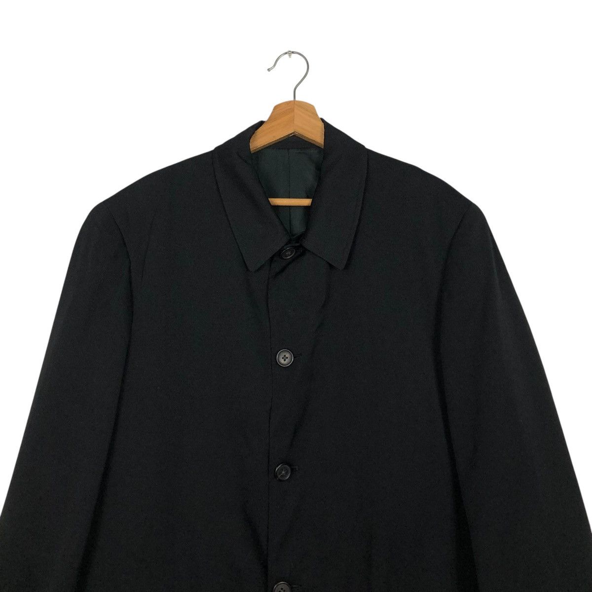 Yohji Yamamoto RICH BLACK VINTAGE BUTTON JACKET Y’S FOR MEN YOHJI YAMAMOTO Size US M / EU 48-50 / 2 - 5 Thumbnail