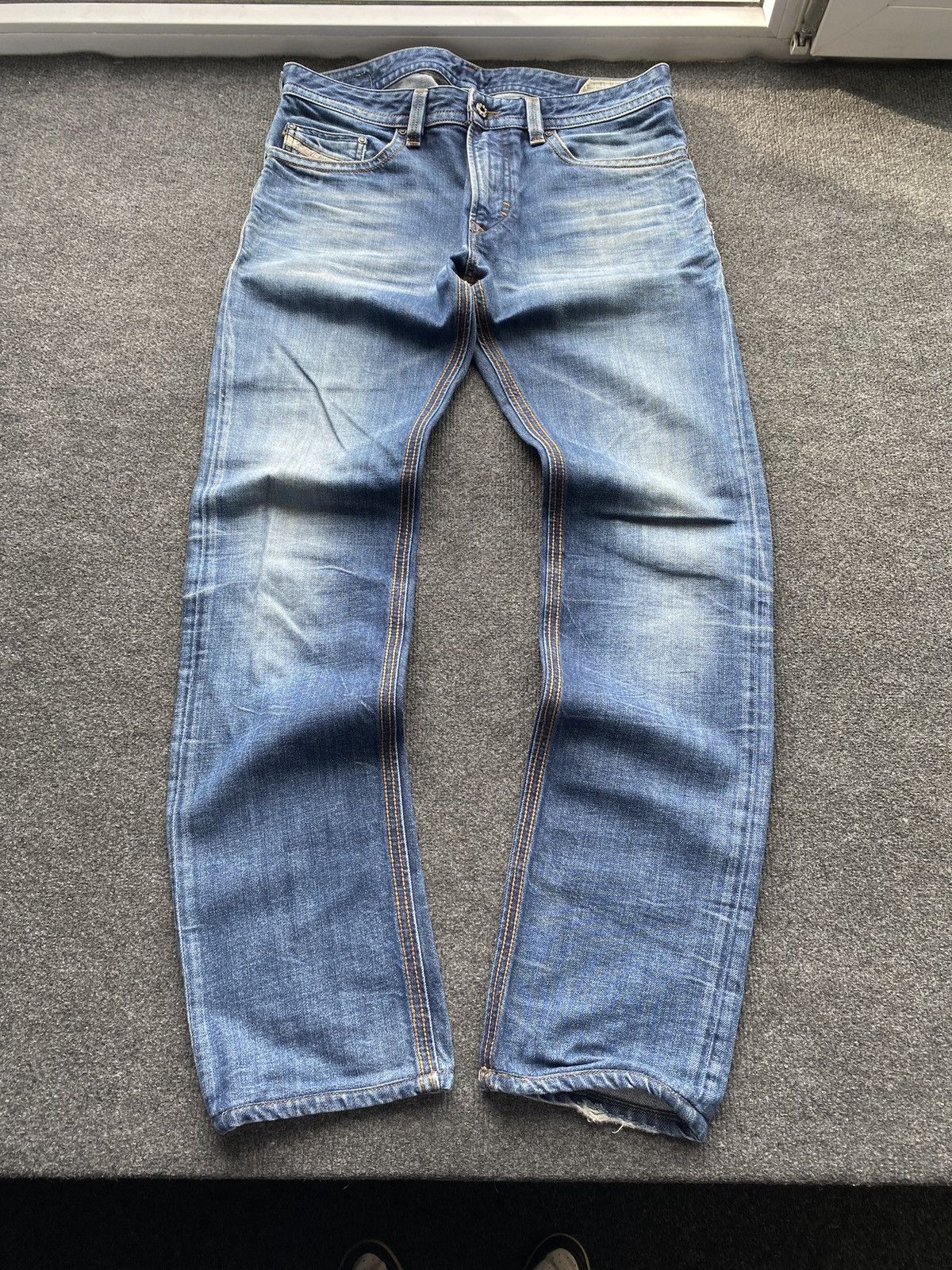 Diesel 🔥Opium Punk Diesel blue jeans thavar 31 mens Size US 31 - 22 Thumbnail