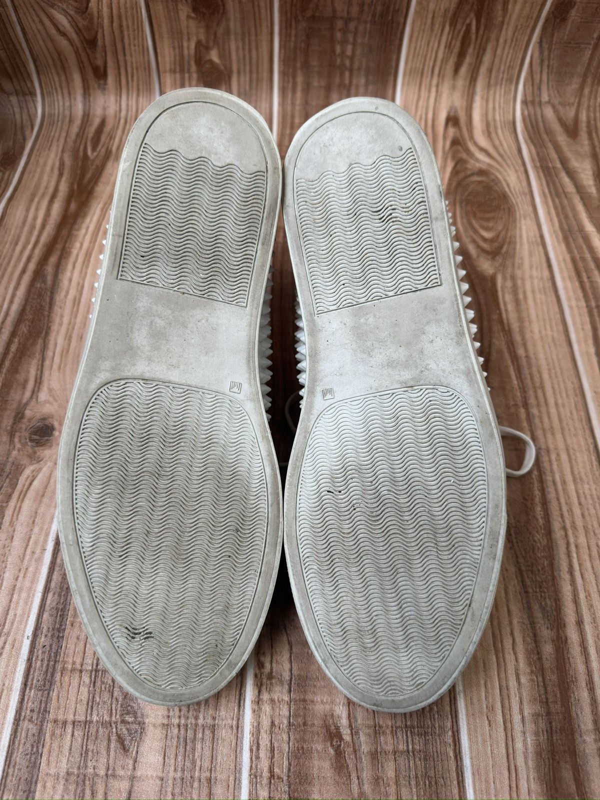 Philipp Plein Philipp Plein 78 Studded Spiked White Low Top Trainers Size US 9 / EU 42 - 23 Thumbnail