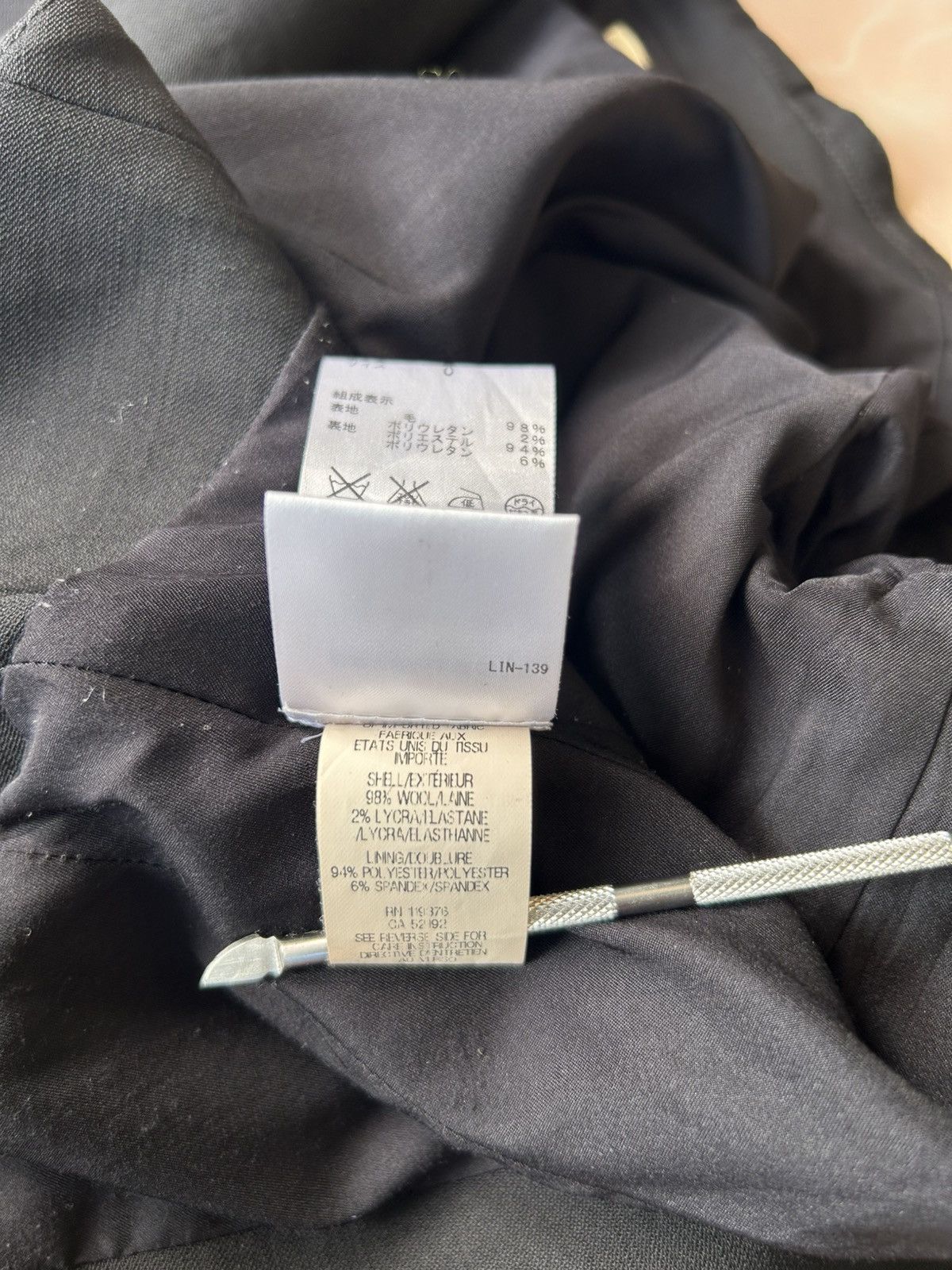Helmut Lang Helmut Lang Smoking Wool Tux Blazer Size XS / US 0-2 / IT 36-38 - 14 Thumbnail