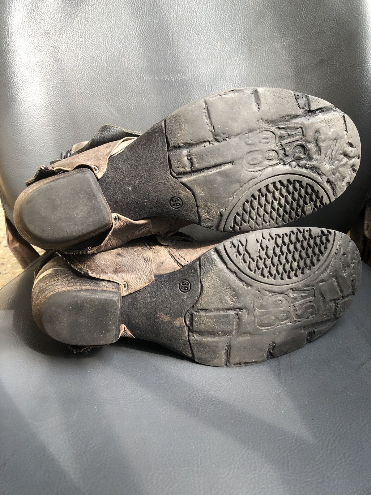 A.S.98 A.S 98 Grey Calf Skin Leather Women’s Boots Size 39 Size US 8.5 / IT 38.5 - 15 Thumbnail