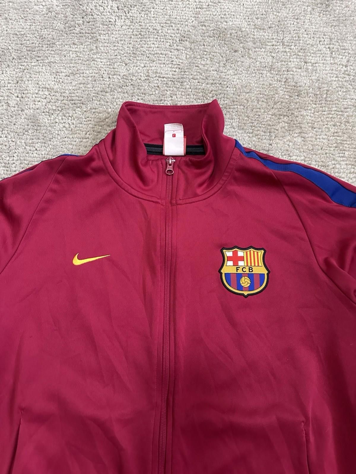 Nike Barcelona 2017/18 Football Soccer Track Jacket Nike Size L Size US L / EU 52-54 / 3 - 5 Thumbnail