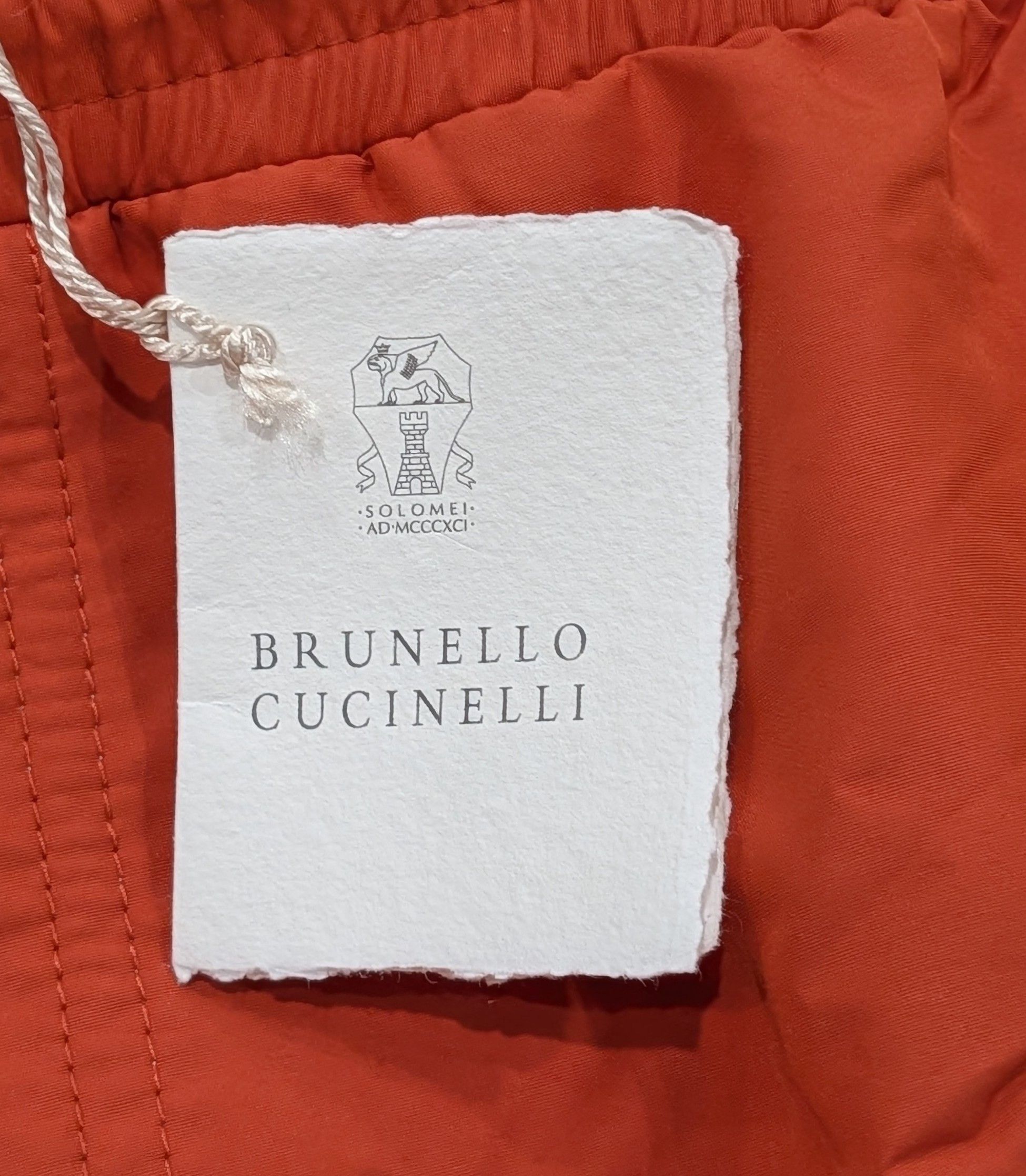 Brunello Cucinelli Brunello Cucinelli Colorblock Swim Shorts Trunks Ginger XL Size US 36 / EU 52 - 6 Thumbnail