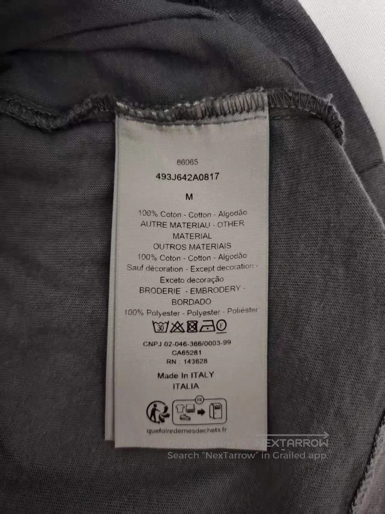 Dior Gray Short Sleeve Graphic T-Shirt. Size US M / EU 48-50 / 2 - 3 Thumbnail