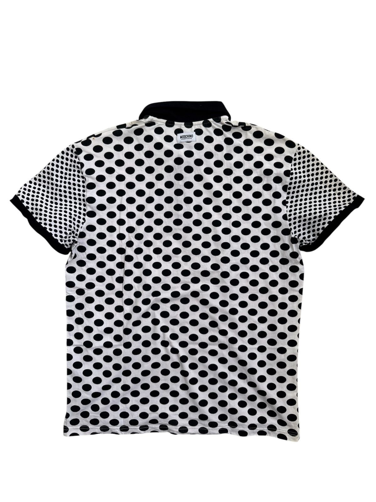 Jeremy Scott Moschino era Polka Polo Shirt Size US S / EU 44-46 / 1 - 2 Thumbnail