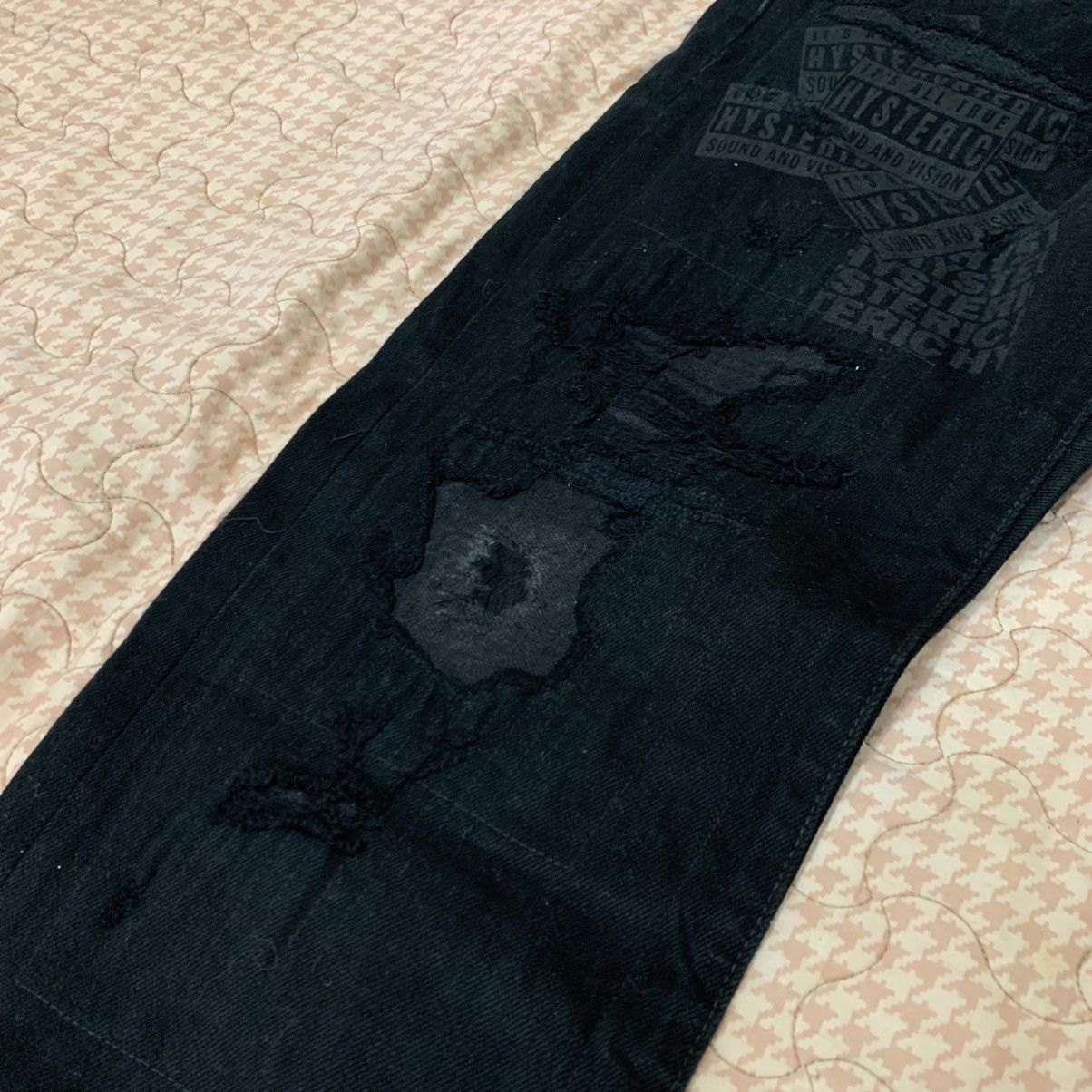 Hysteric Glamour Rare Distressed Punk Hysteric Glamour Selvedge Jeans Pants Size US 34 / EU 50 - 4 Thumbnail