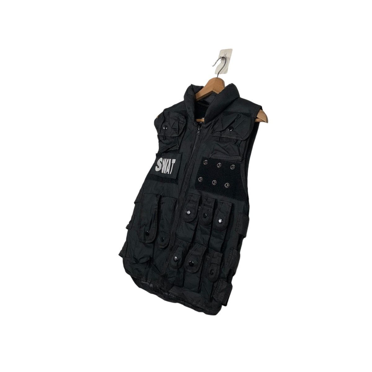 Japanese Brand VINTAGE UTILITY MULTI POCKET PARACHUTE DESIGN SWAT BIG LOGO Size US M / EU 48-50 / 2 - 4 Thumbnail