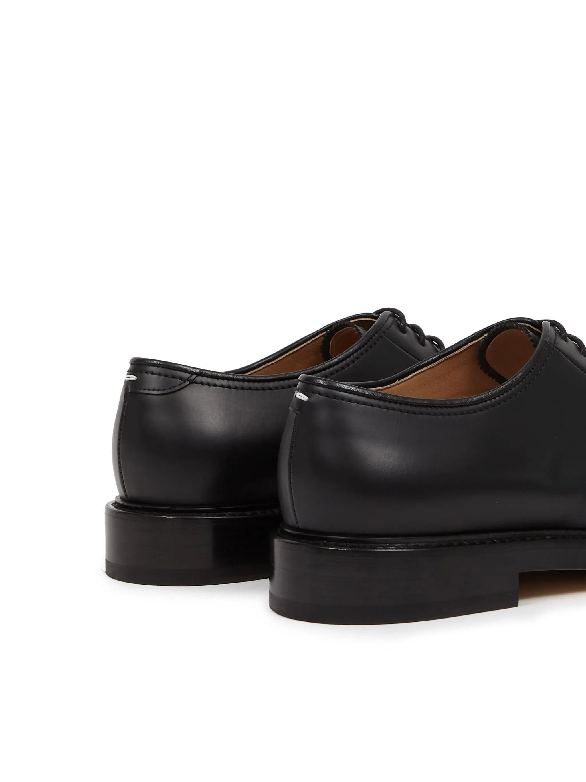 Maison Margiela o1bcso1str0226 Tabi Lace-up Derby Shoes in Black Size US 10 / IT 40 - 4 Thumbnail