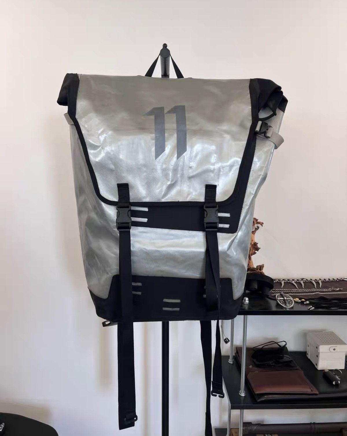 11 By Boris Bidjan Saberi Boris Bidjan Saberi 11ByBBS Utility Waterproof Backpack Size ONE SIZE - 1 Thumbnail