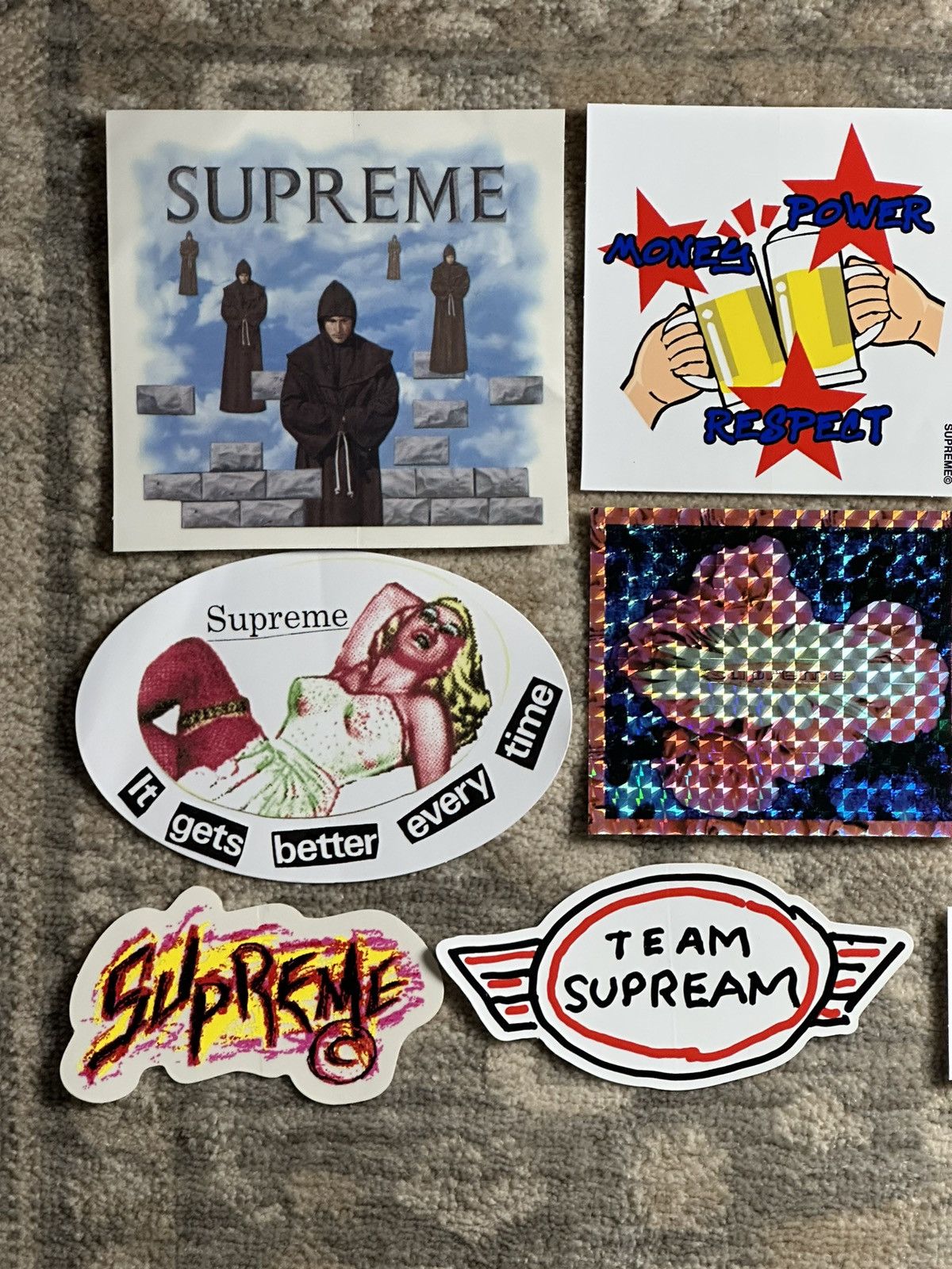 Supreme 10x Supreme Stickers Lot Size ONE SIZE - 2 Thumbnail