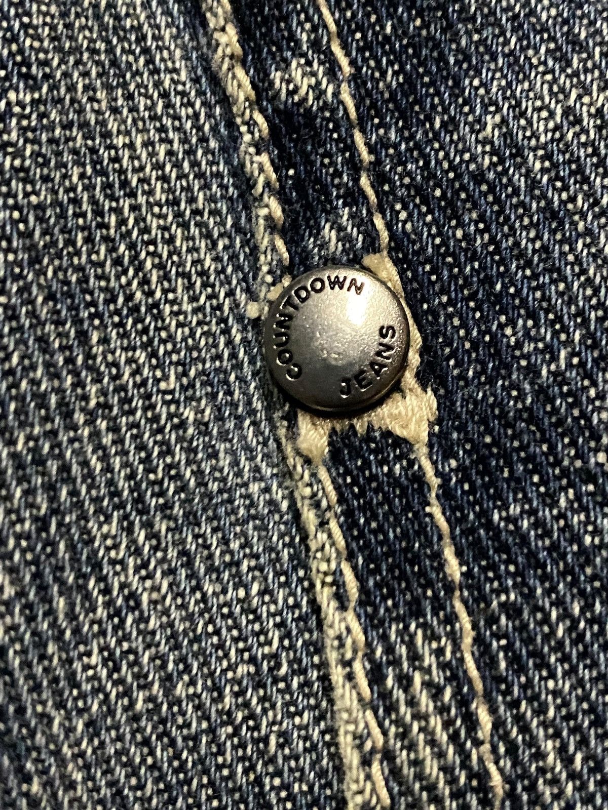 Japanese Brand Vintage Denim Jacket Countdown Bleach Mud Wash Size US S / EU 44-46 / 1 - 7 Thumbnail