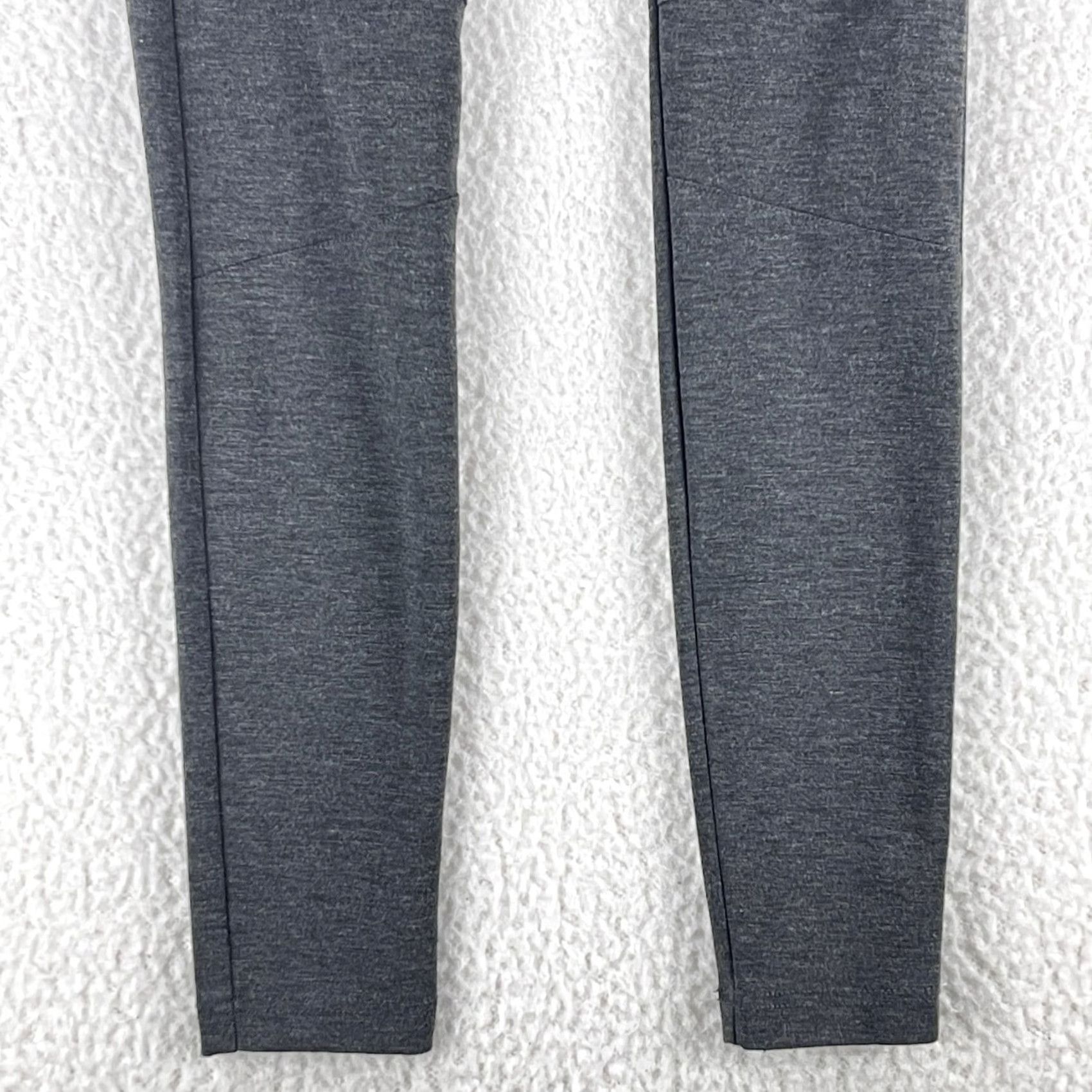 Vintage Kut from the Kloth Gray Legging Pants Womens Medium Pull On Skinny Knit Casual, Workwear, 28 Inseam, Aline? Size 32" / US 10 / IT 46 - 3 Thumbnail