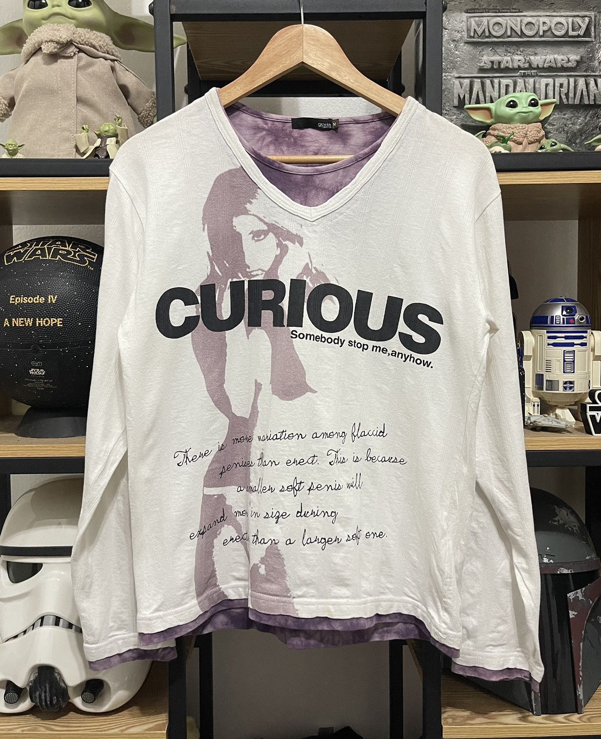 Hysteric Glamour Quash Japan CURIOUS Poem Double Layered Punk Hysteric Styled Size US M / EU 48-50 / 2 - 1 Thumbnail