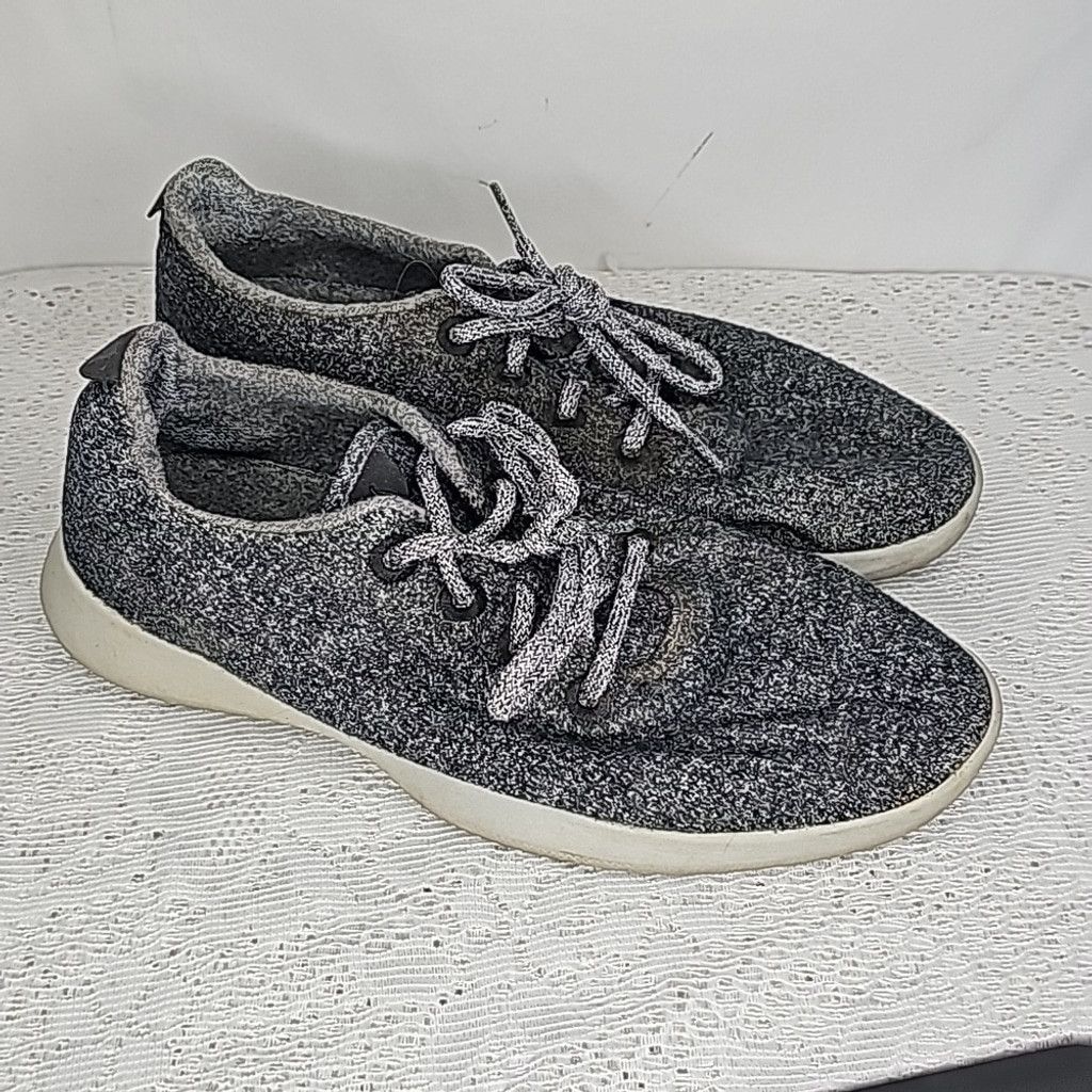 Allbirds AllBirds men wool runners running gray lace up shoes sz 10 Size US 10 / EU 43 - 1 Thumbnail