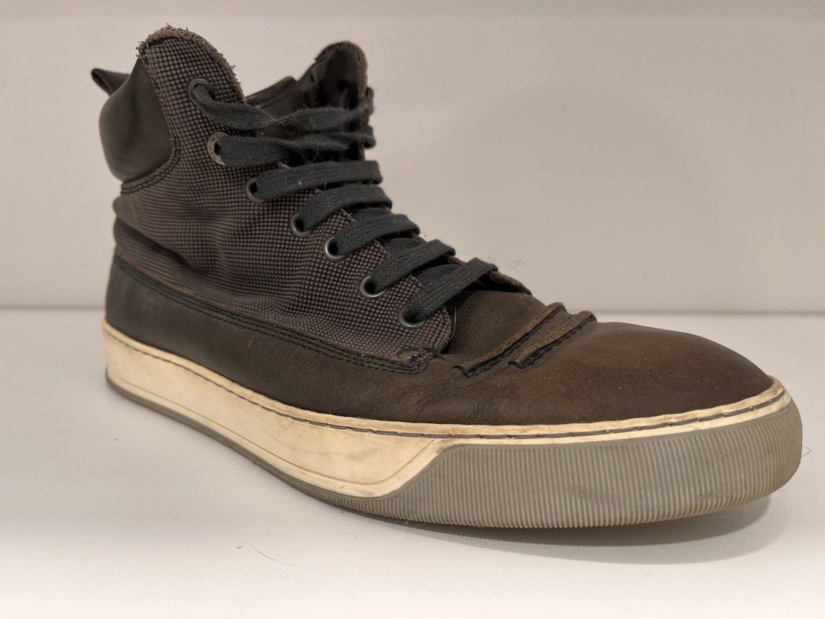 Lanvin Lanvin Mixed-Media High-Top Sneakers Size US 8 / EU 41 - 2 Thumbnail