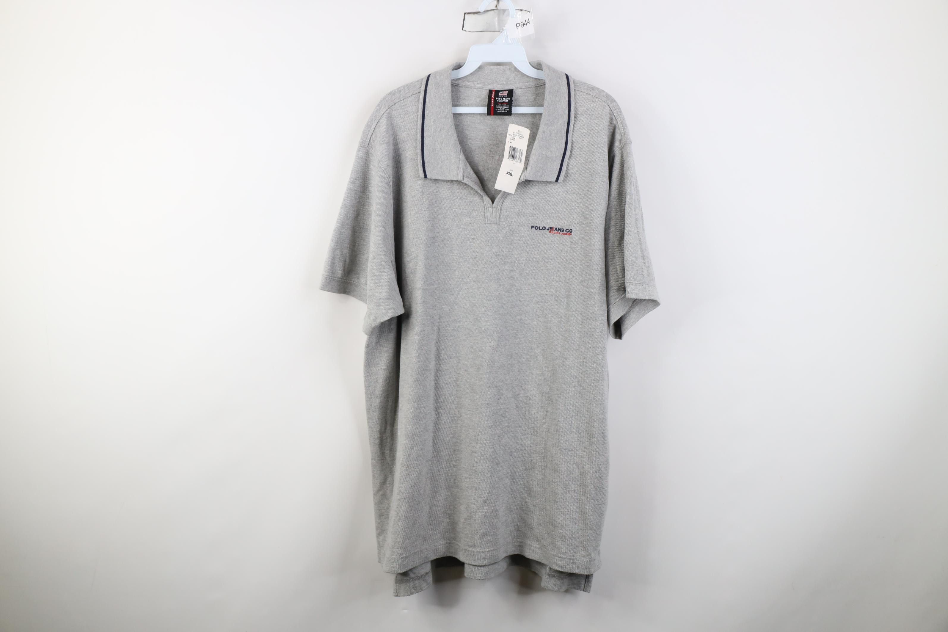 Polo Ralph Lauren Deadstock Vintage 90s Ralph Lauren Flag Golf Polo Shirt USA Size US XXL / EU 58 / 5 - 1 Thumbnail