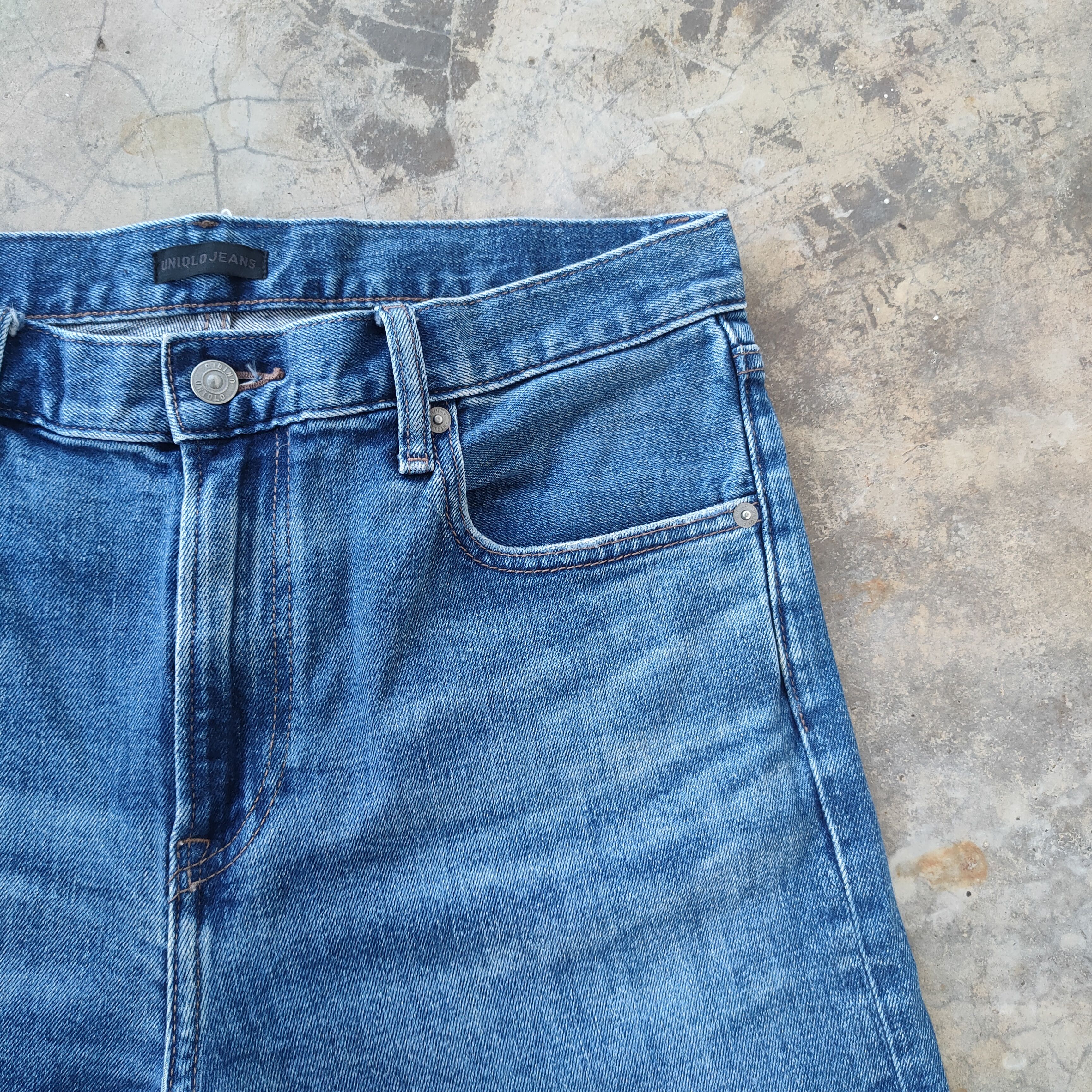 Japanese Brand W32 VINTAGE JAPANESE SKINNY FADED DISTRESSED JEANS PANTS Size US 32 / EU 48 - 6 Thumbnail