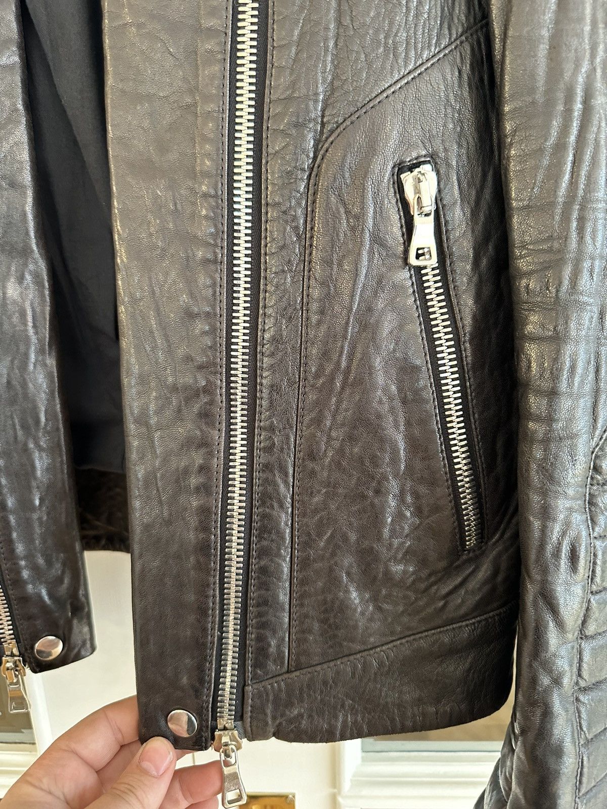 Balmain SS12 Iconic Balmain Rousteing Black Leather Bike *Last Drop* Size US M / EU 48-50 / 2 - 5 Thumbnail