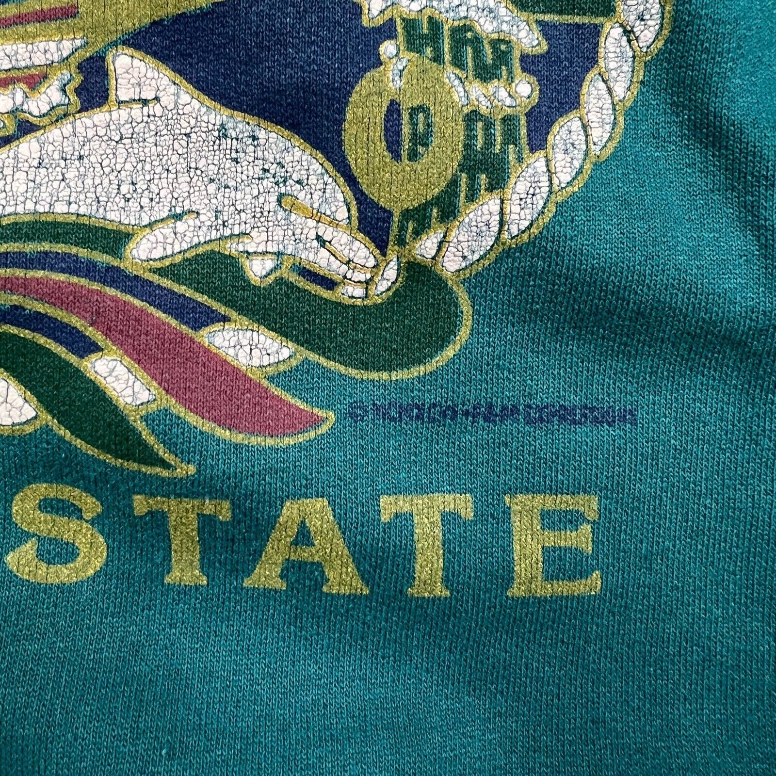 Vintage × Warner Bros VTG 90s Florida State Sweatshirt XL USA Looney Tunes Crew Size US XL / EU 56 / 4 - 4 Thumbnail