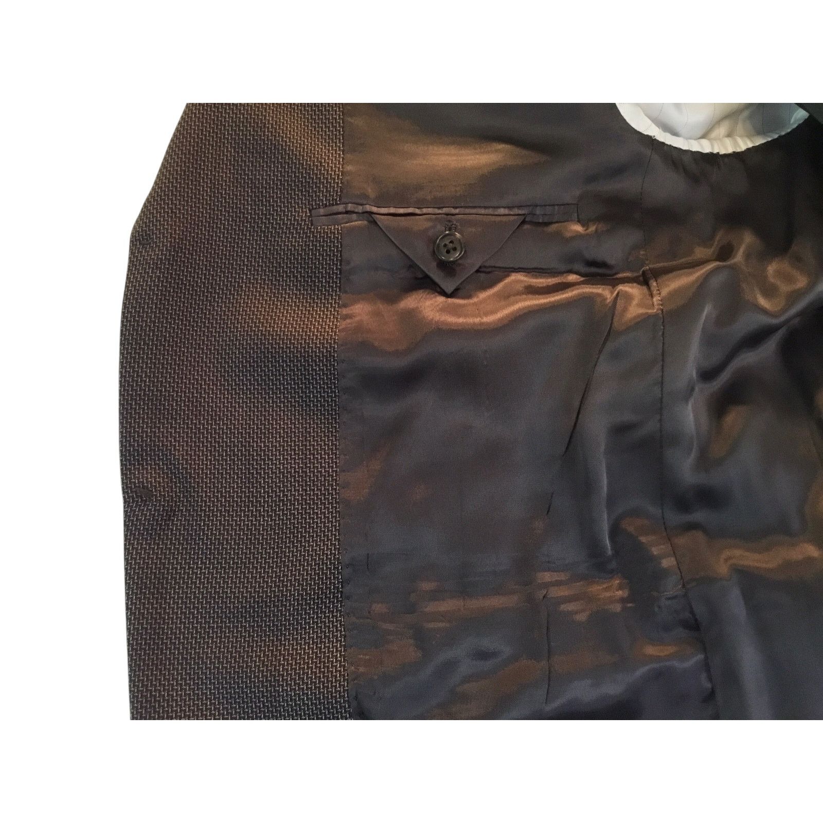 Kenneth Cole Kenneth Cole Reaction Sport Coat 42R Brown Tweed Blazer Size US L / EU 52-54 / 3 - 9 Thumbnail