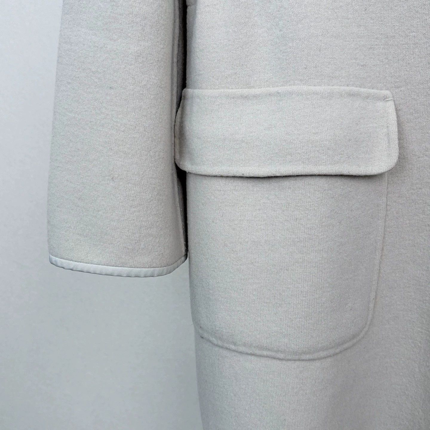 Maxmara Old Money Solid Hooded Jacket Size 36 in White, Women's (Size Xs) — image 3 of 5