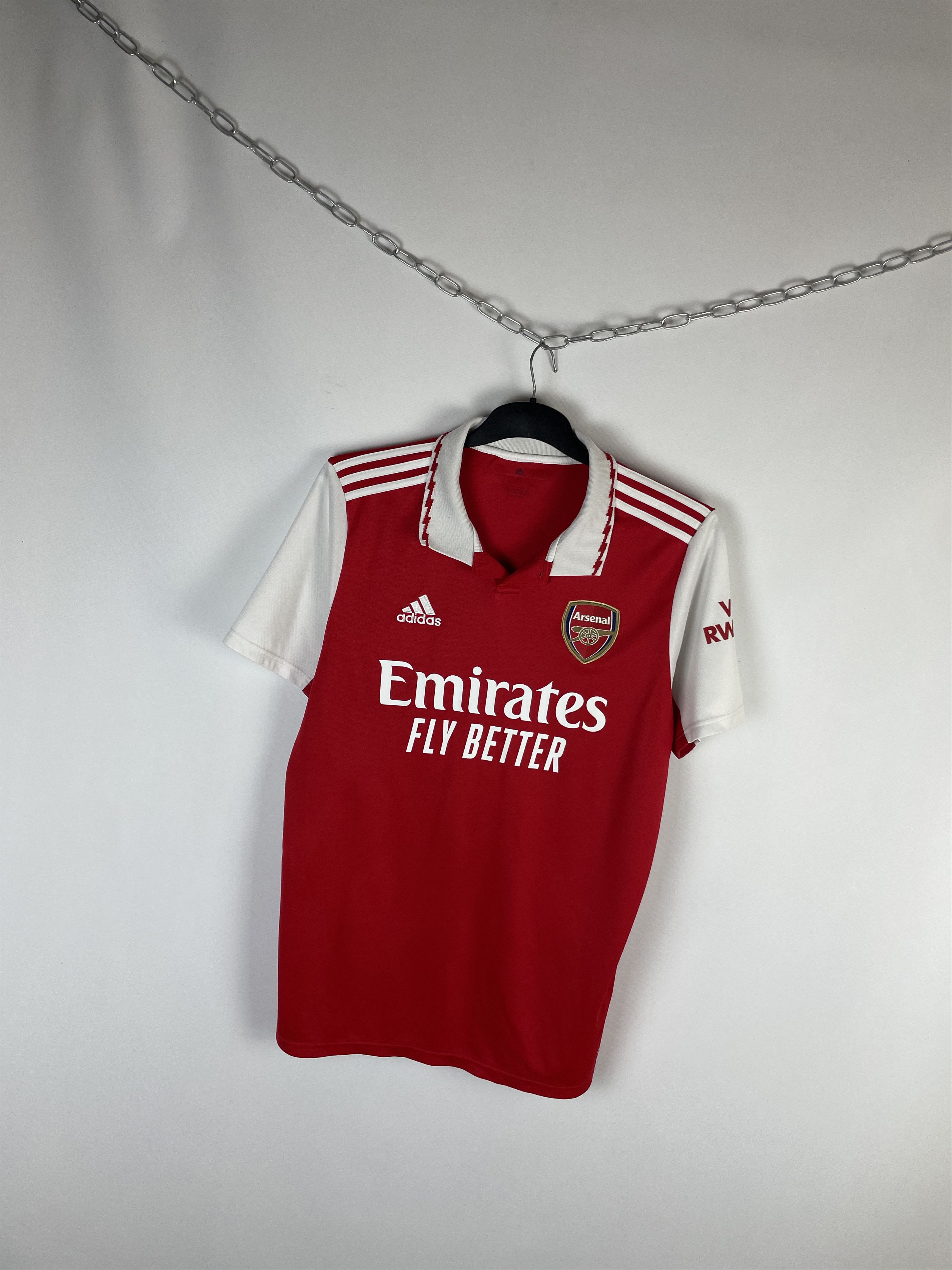 Adidas × Vintage Adidas Arsenal Jersey Tshirt Tee Size US L / EU 52-54 / 3 - 2 Thumbnail