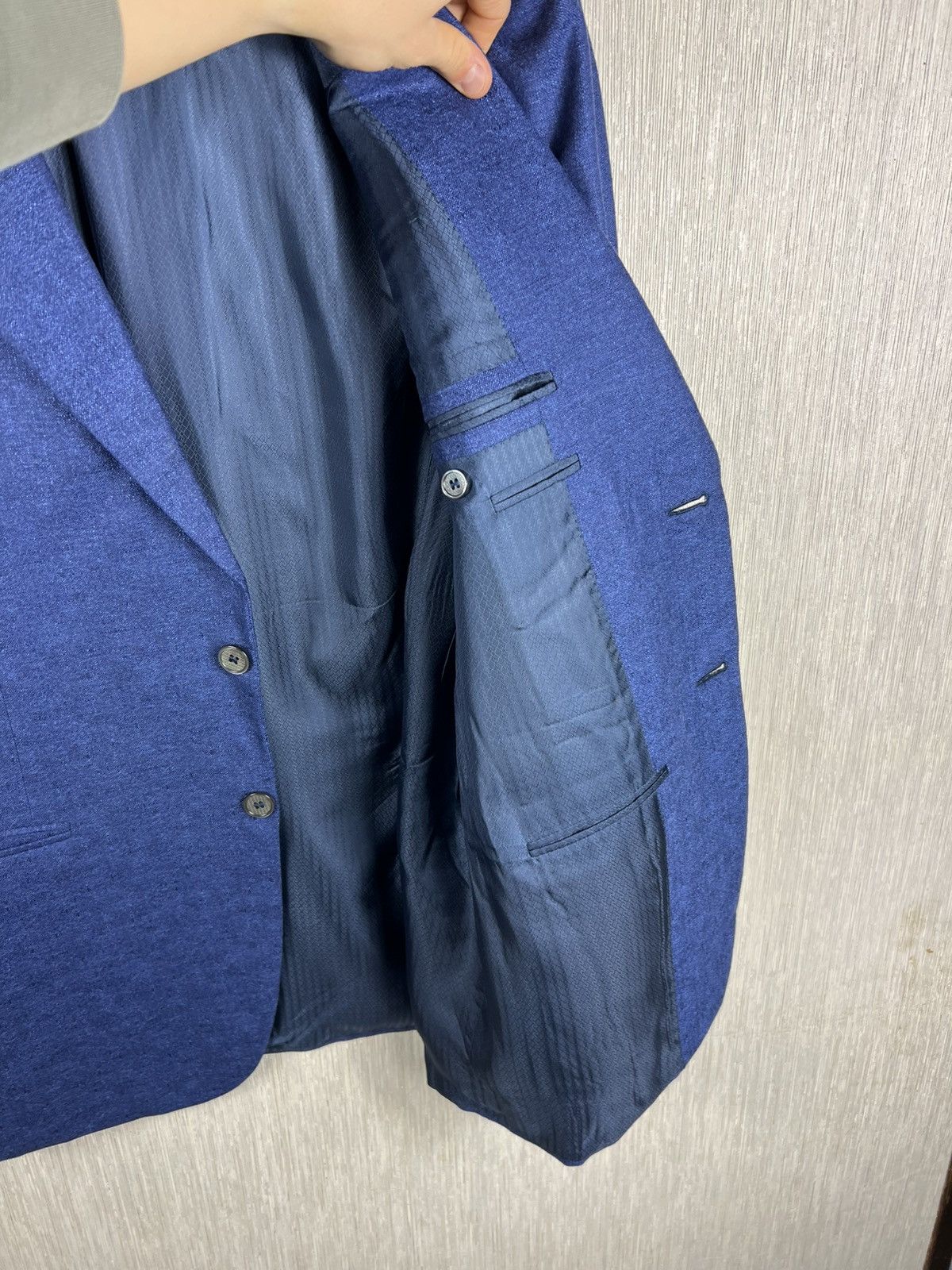 Canali Canali cashmere silk italian exclusive blazer luxury jacket Size US L / EU 52-54 / 3 - 18 Thumbnail