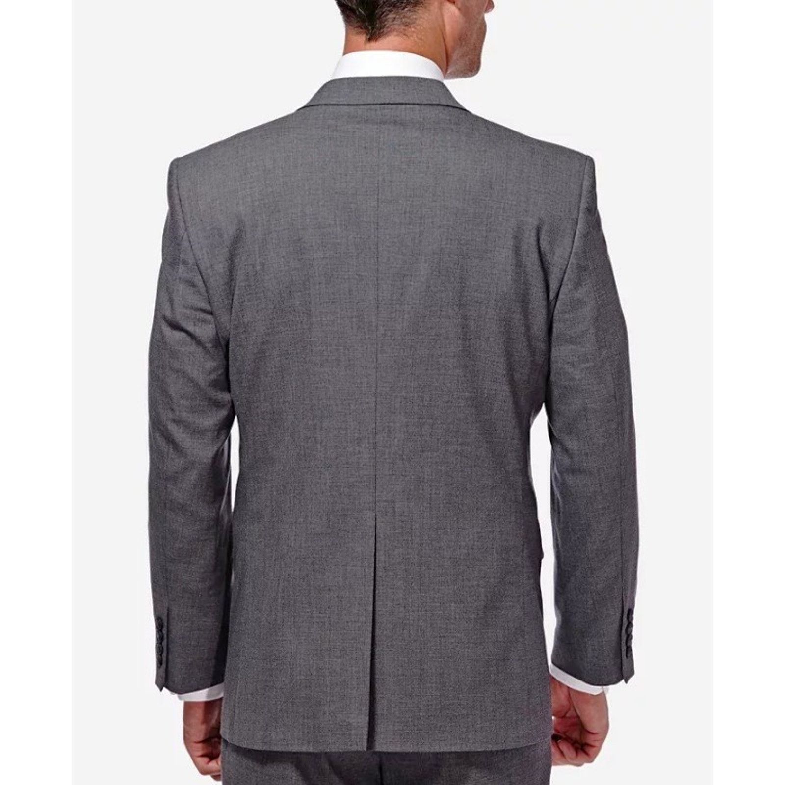 Haggar J.M. Haggar Men's Medium Gray Classic Fit Suit Jacket 42L Size 42L - 2 Thumbnail
