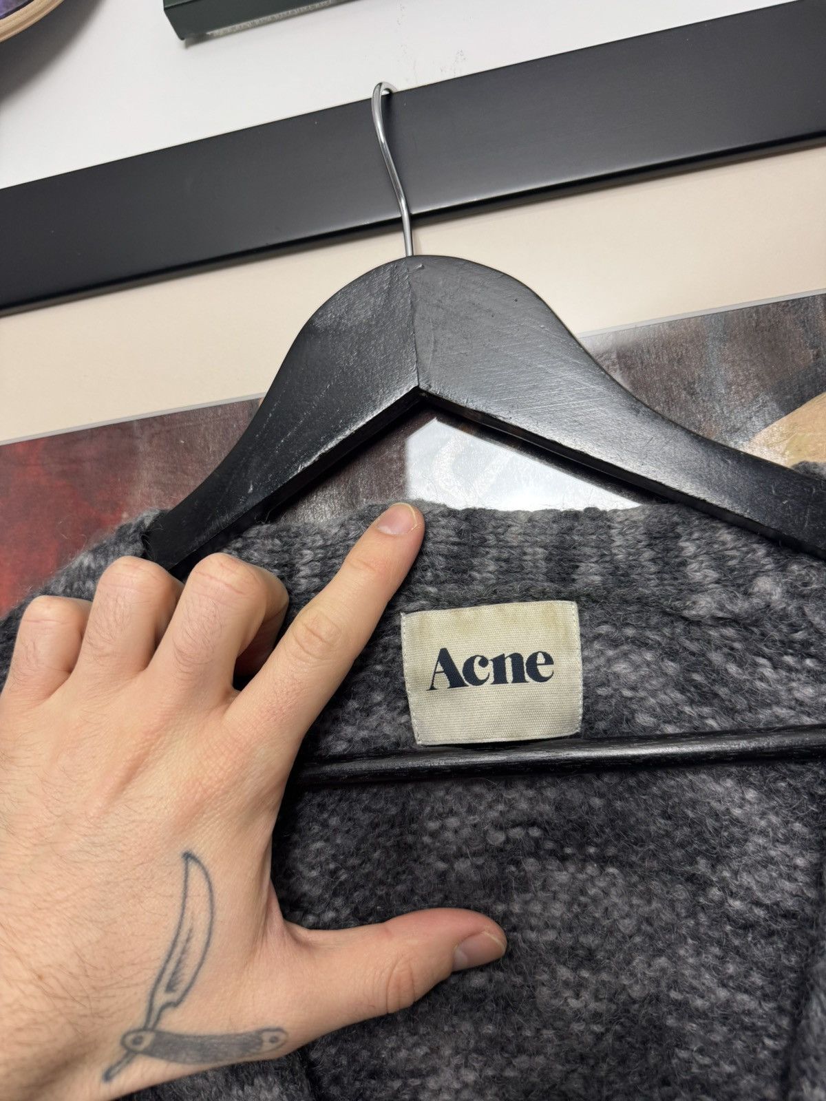 Acne Studios Acne Studios Oversize Mohair Wool Cardigan Sweater Knit Rare Size US XS / EU 42 / 0 - 4 Thumbnail